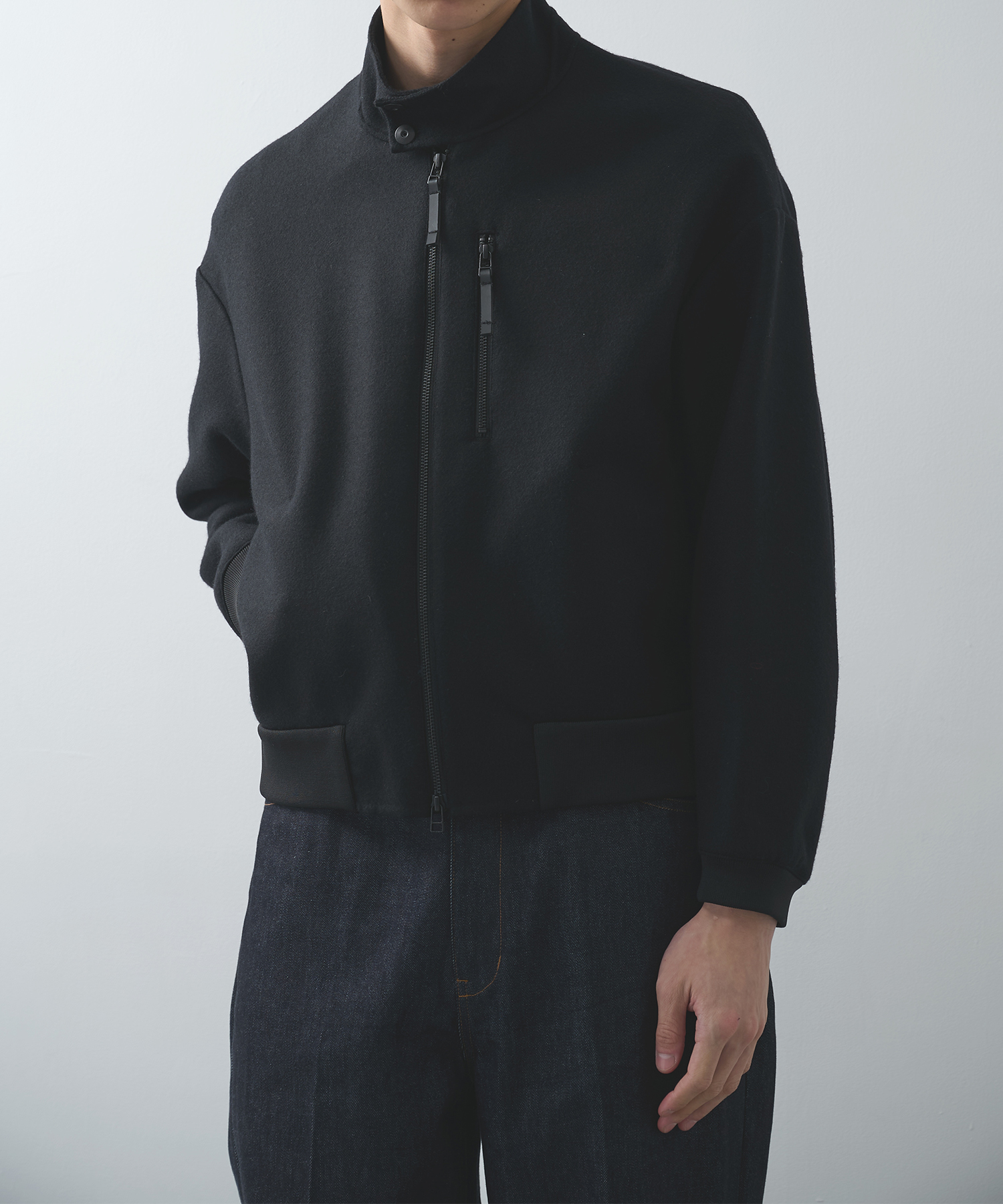 RIVER MELTON HARRINGTON JACKET