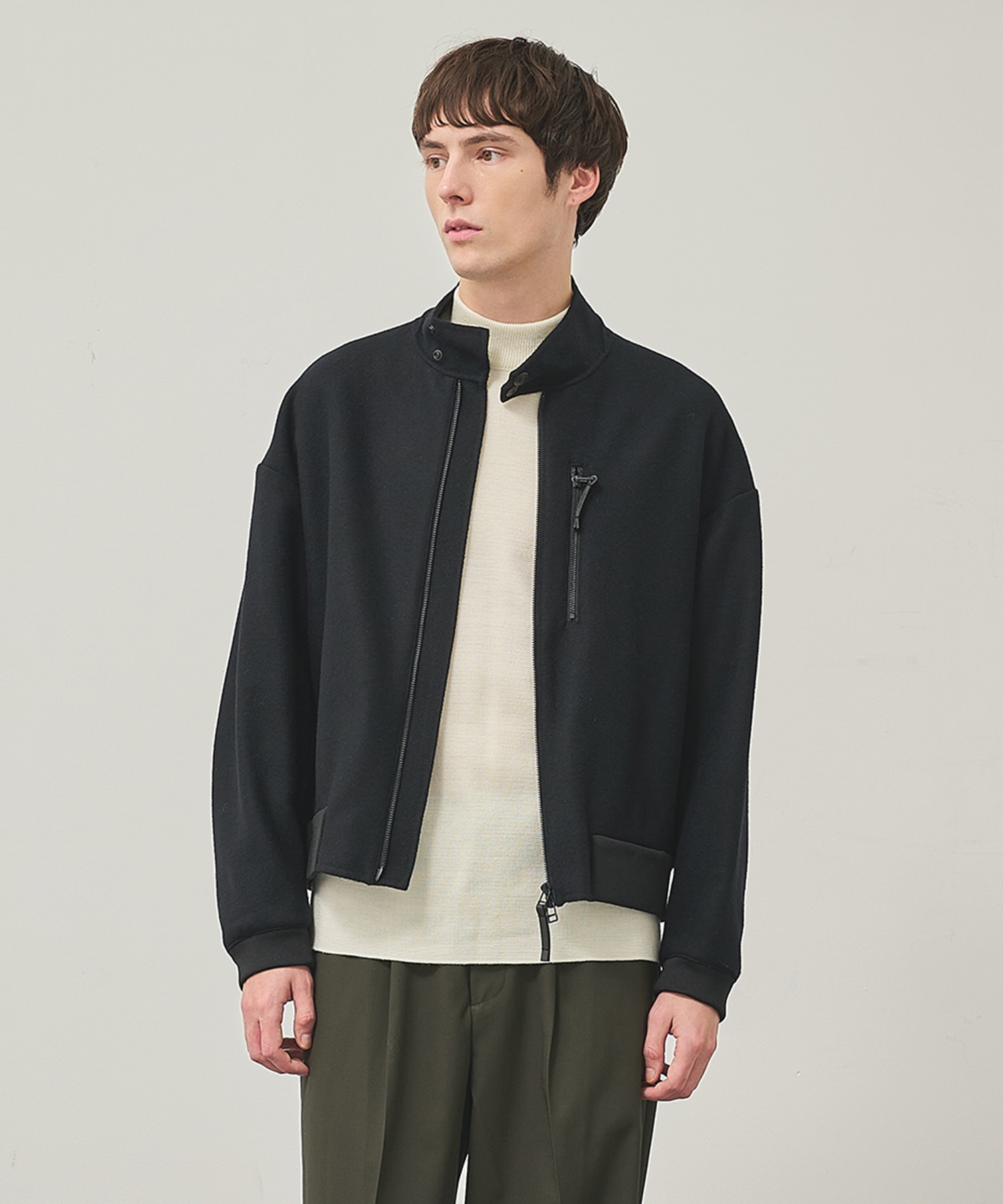 RIVER MELTON HARRINGTON JACKET