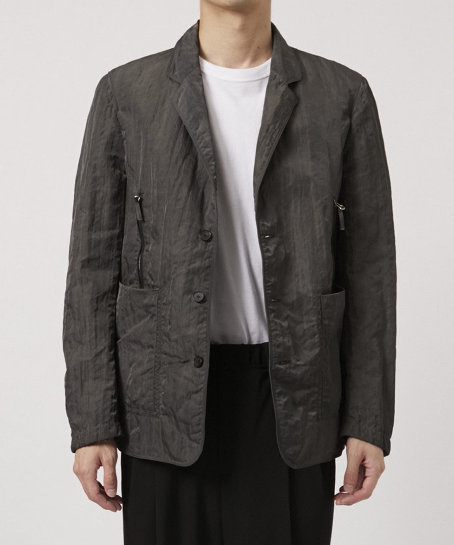 GARMENT DYED NYLON BLAZER