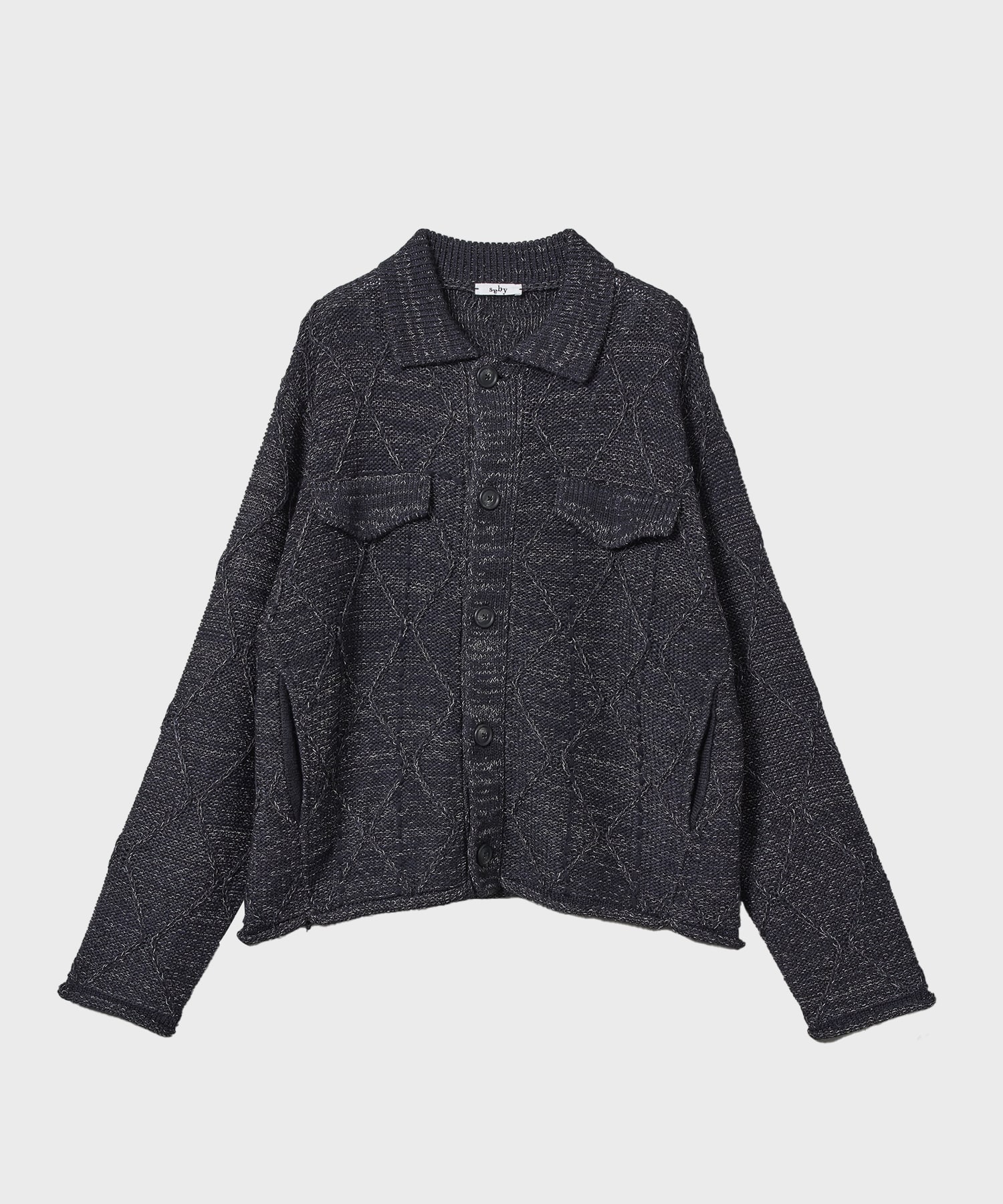 PAPER KNIT G BLOUSON