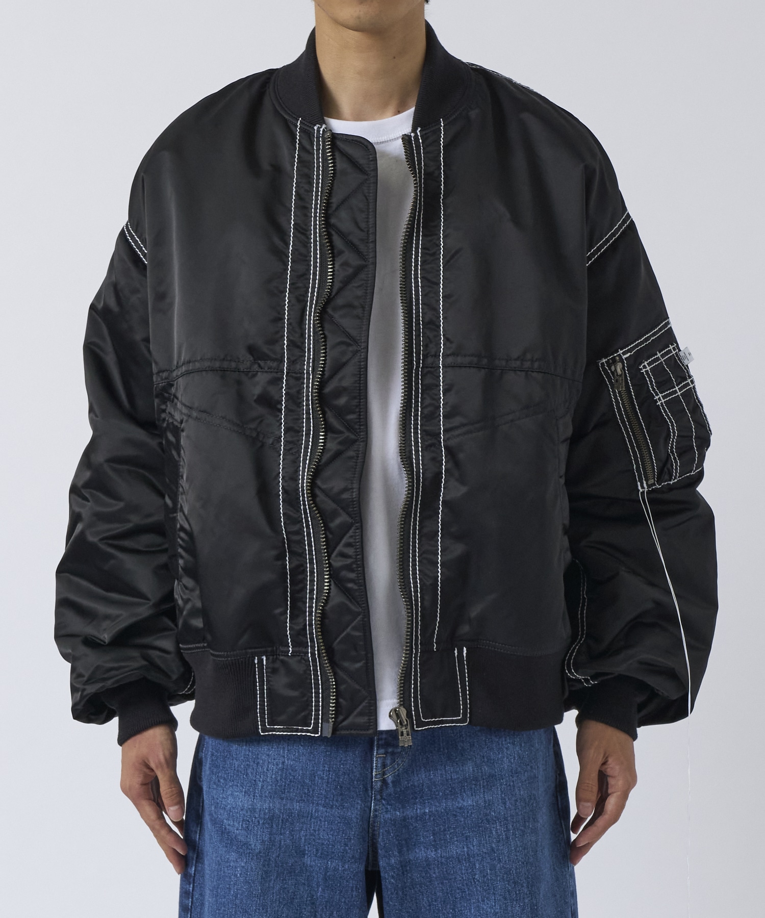 HEAVY STITCH MA-1 JACKET