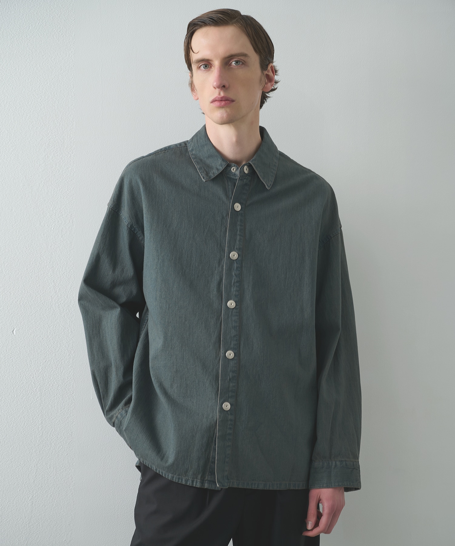 BLEACH OVERDYE DENIM SHIRTS