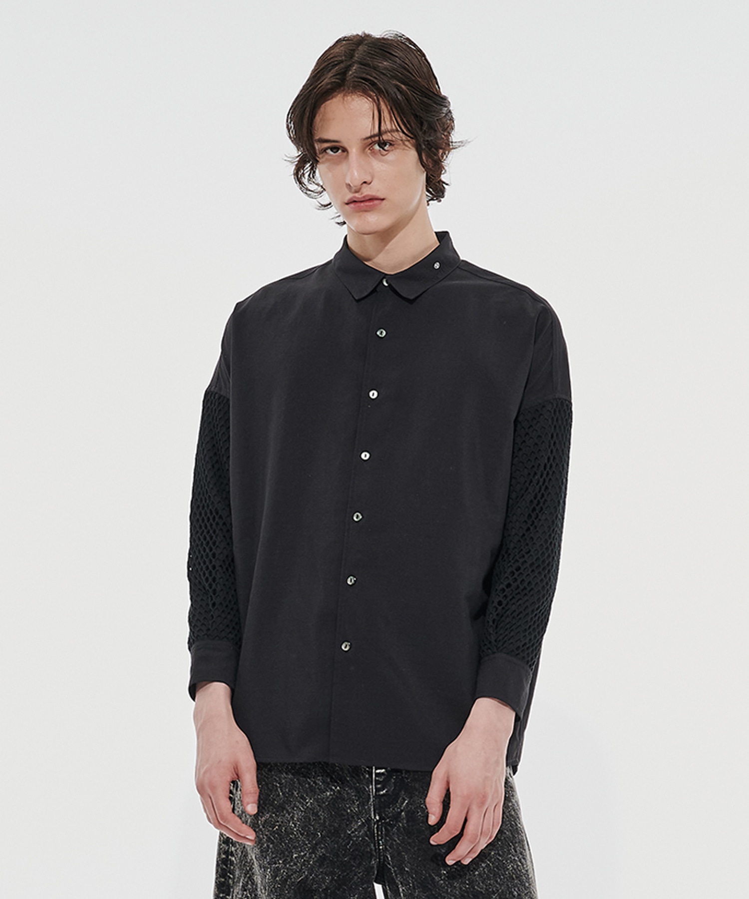 MESH SLEEVE SHIRTS
