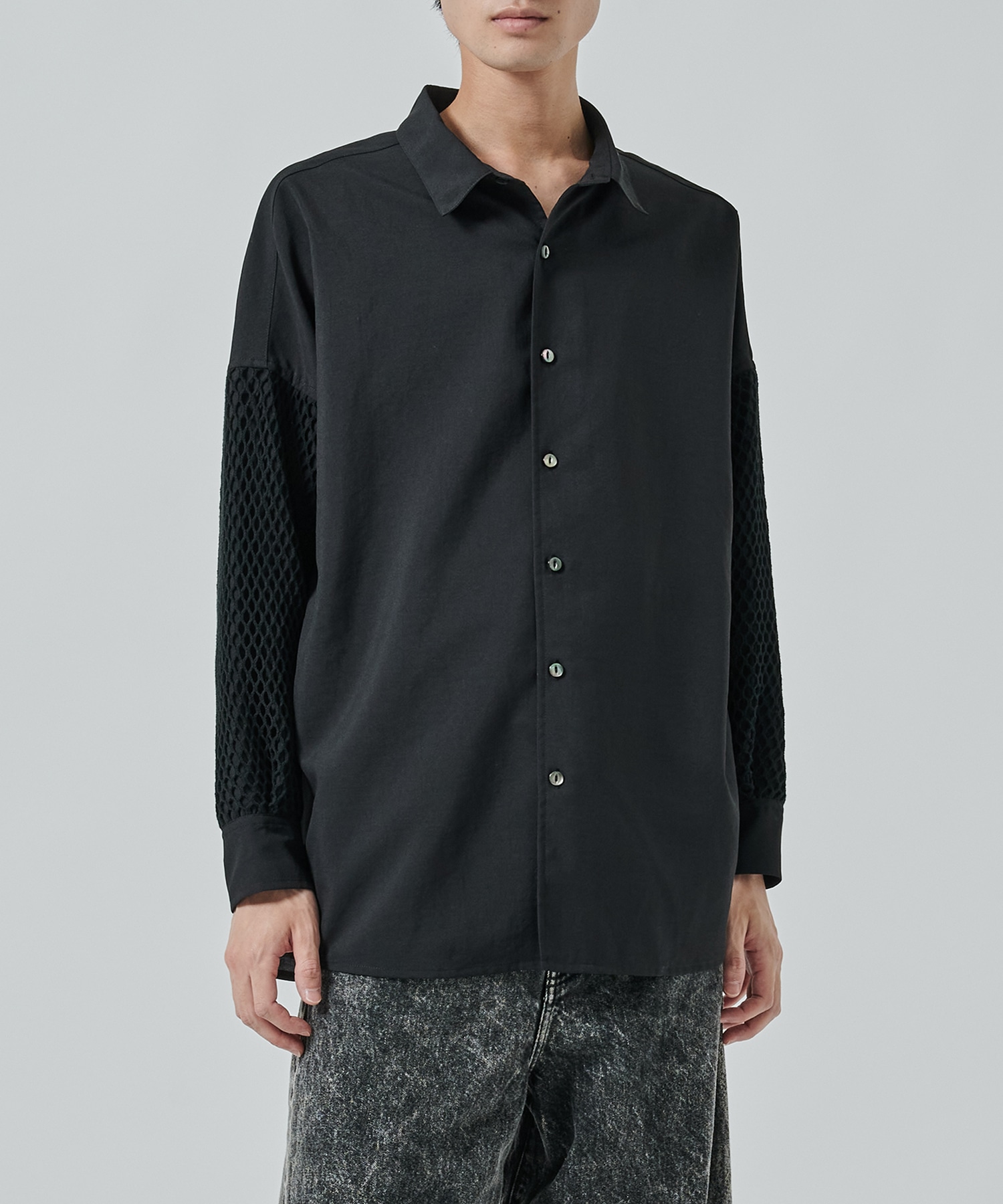MESH SLEEVE SHIRTS