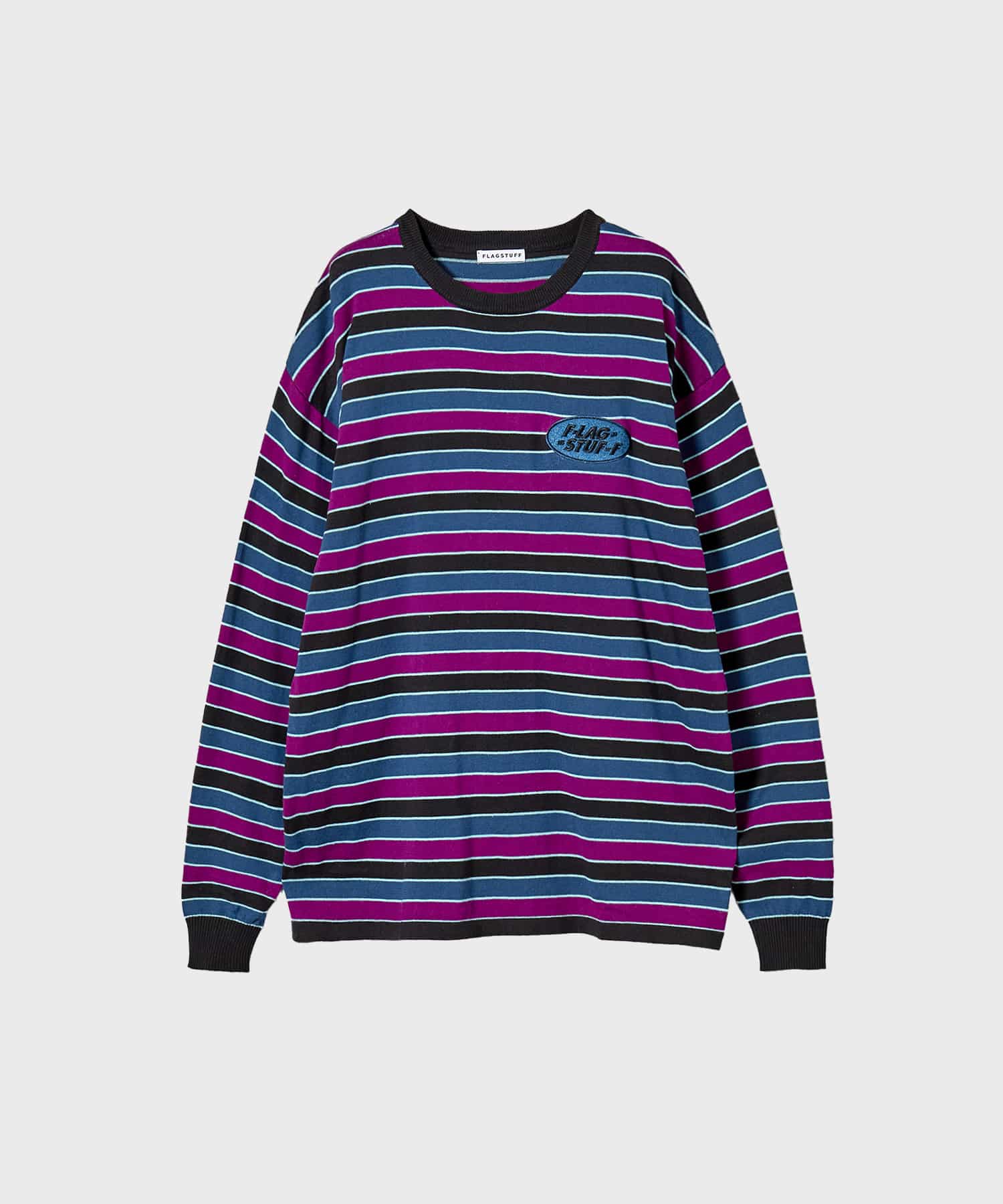 23AW-FS-30 STRIPE LS COTTON SWEATER