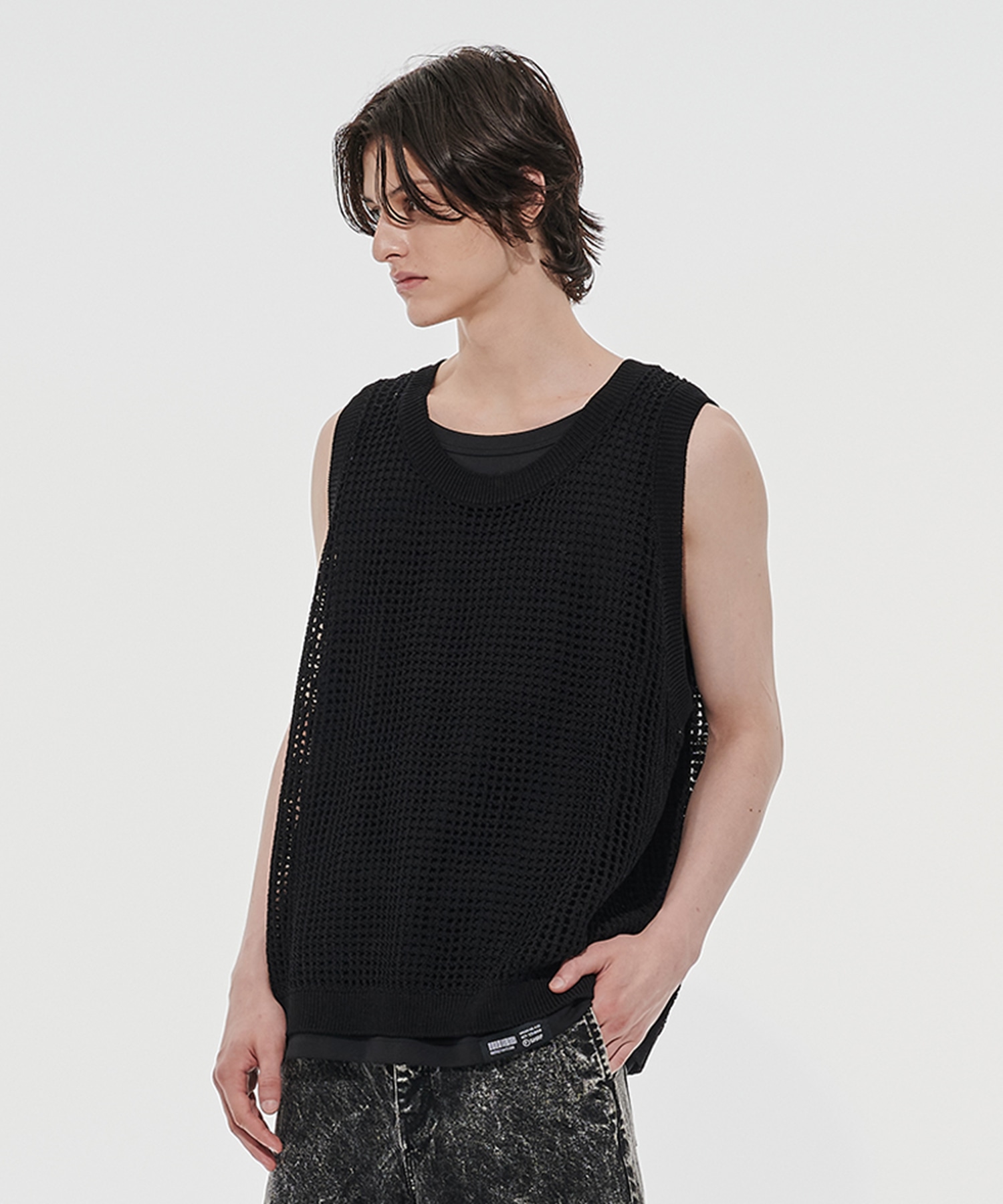MESH LAYERED TANK TOP