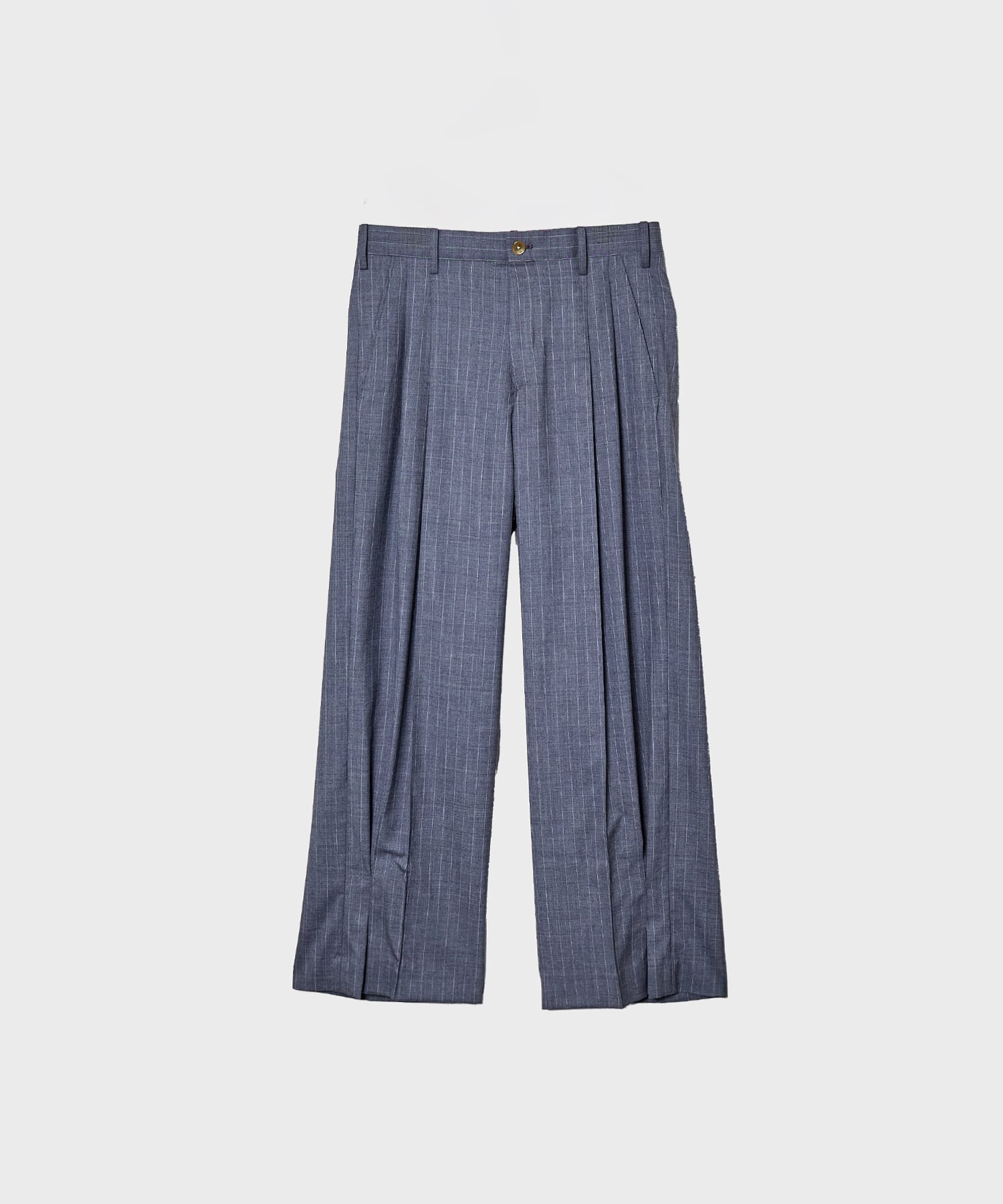 Pinstripe-pattern pants