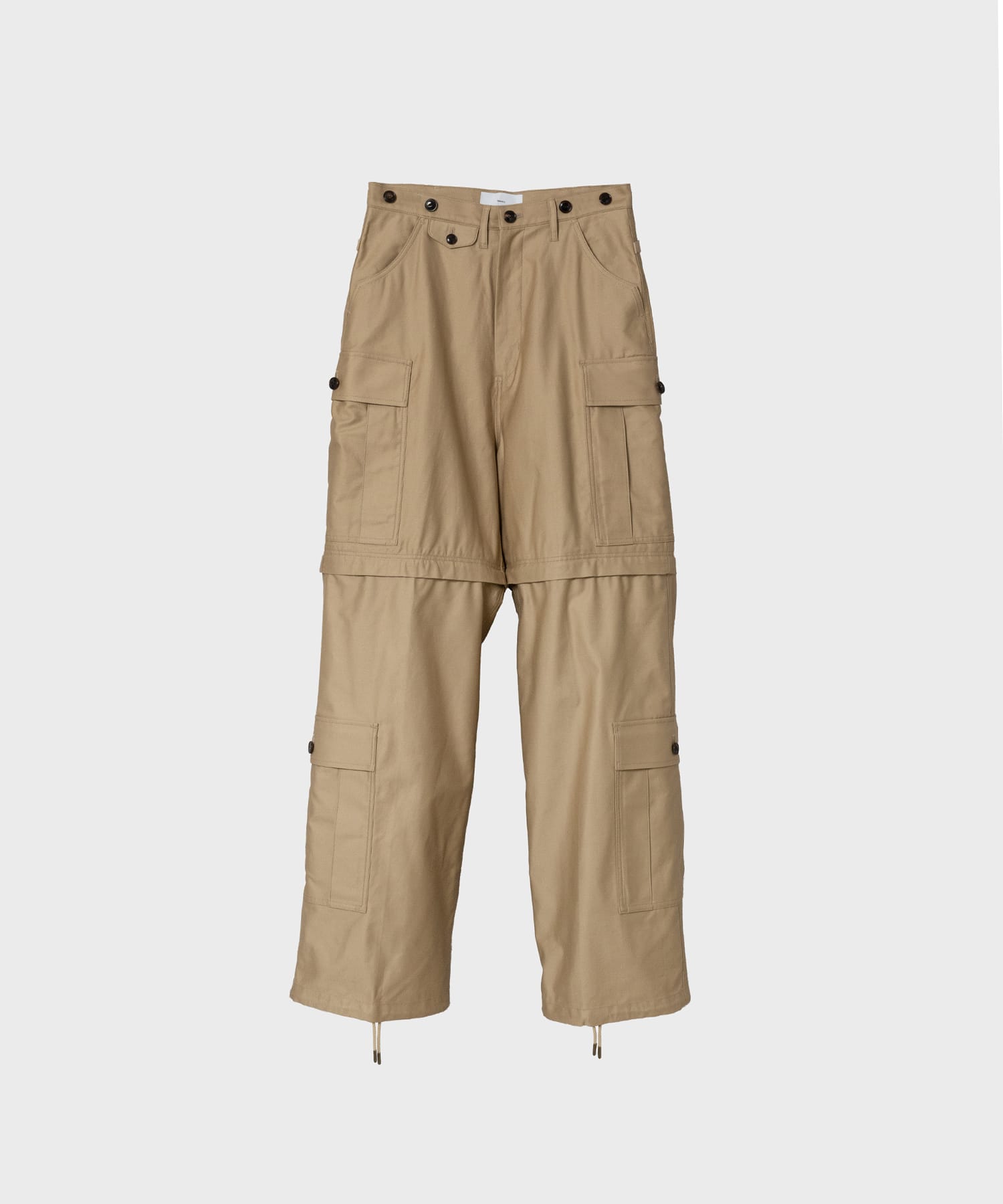 ZIP CARGO TROUSERS