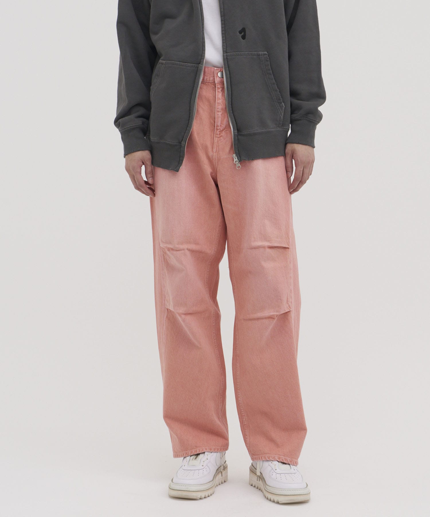 DRAPE OVER DENIM PANTS
