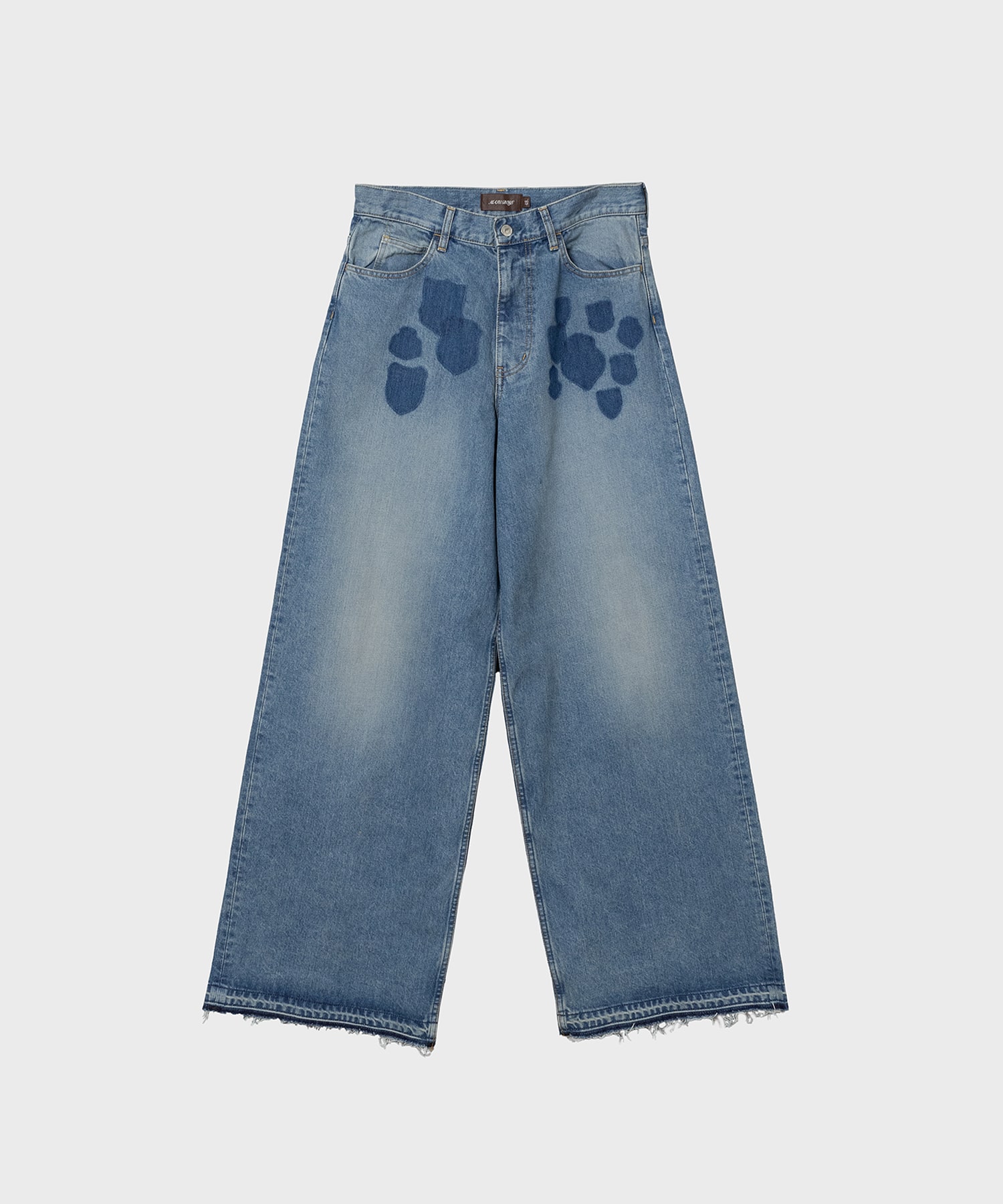 MASU BOYS EMBLEM BAGGY JEANS