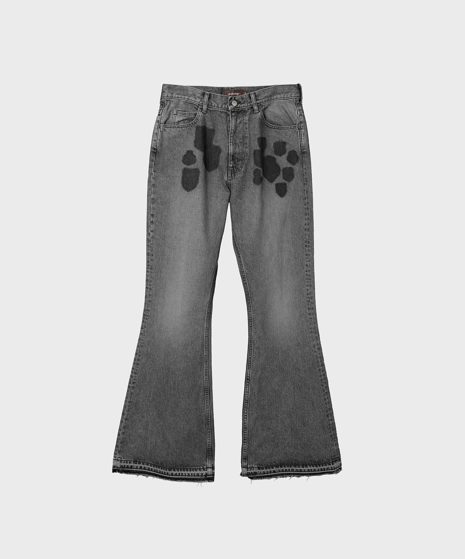 MASU BOYS EMBLEM BELL-BUTTOM JEANS