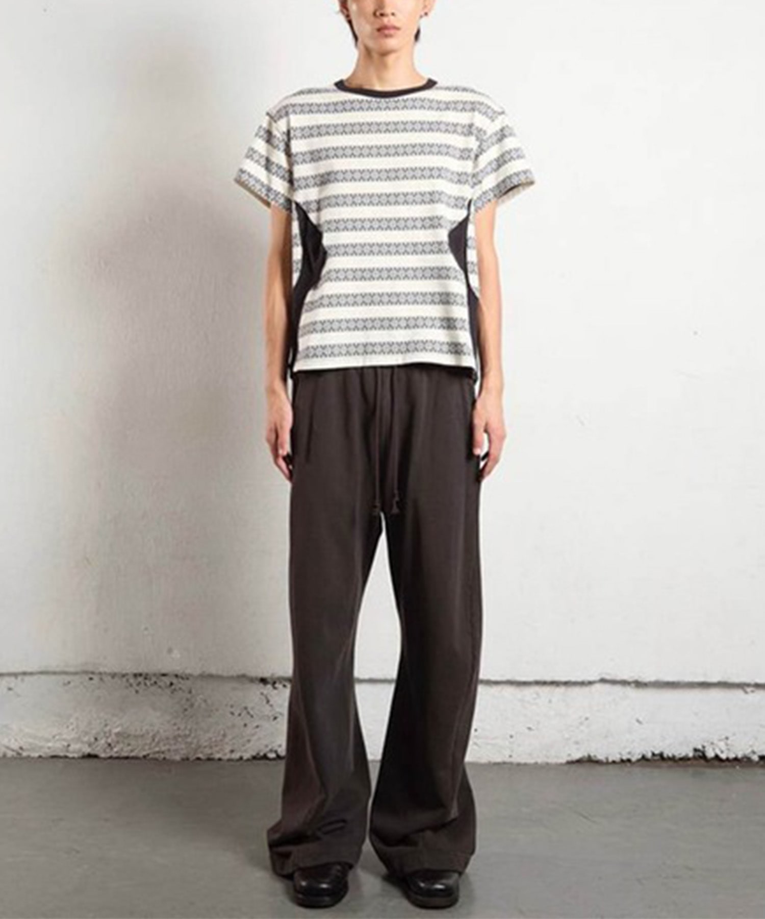 3D TWISTED LOUNGE WIDE PANTS