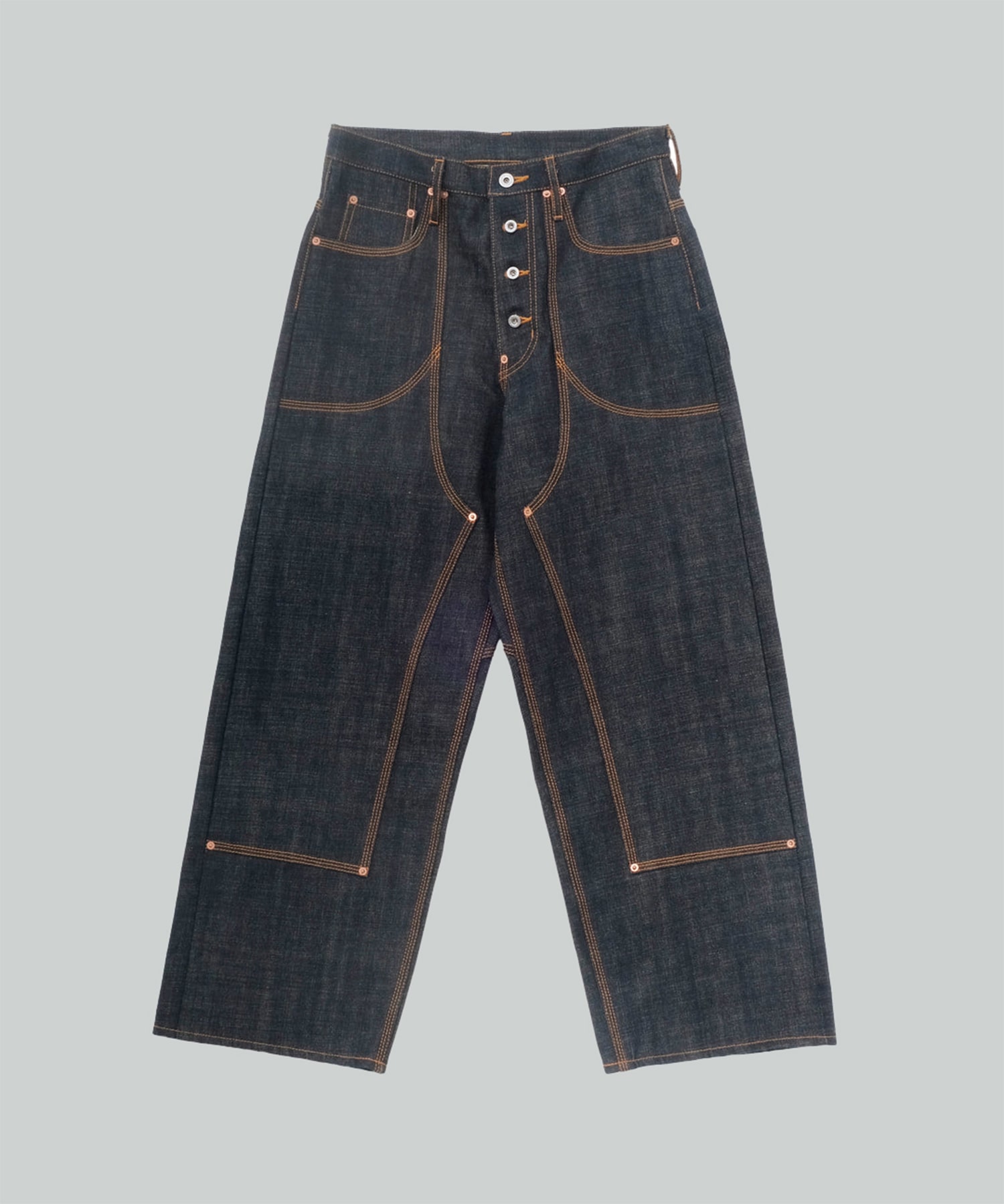 CLASSIC DOUBLE KNEEDENIM PANTS