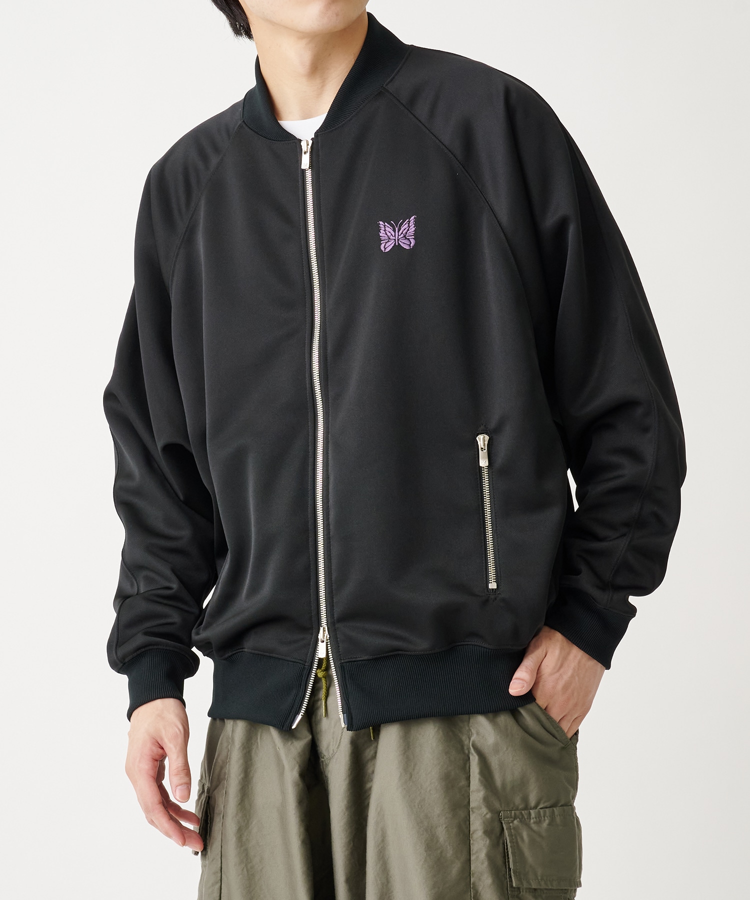 Dolman Sleeve Track Jacket - PolySmooth