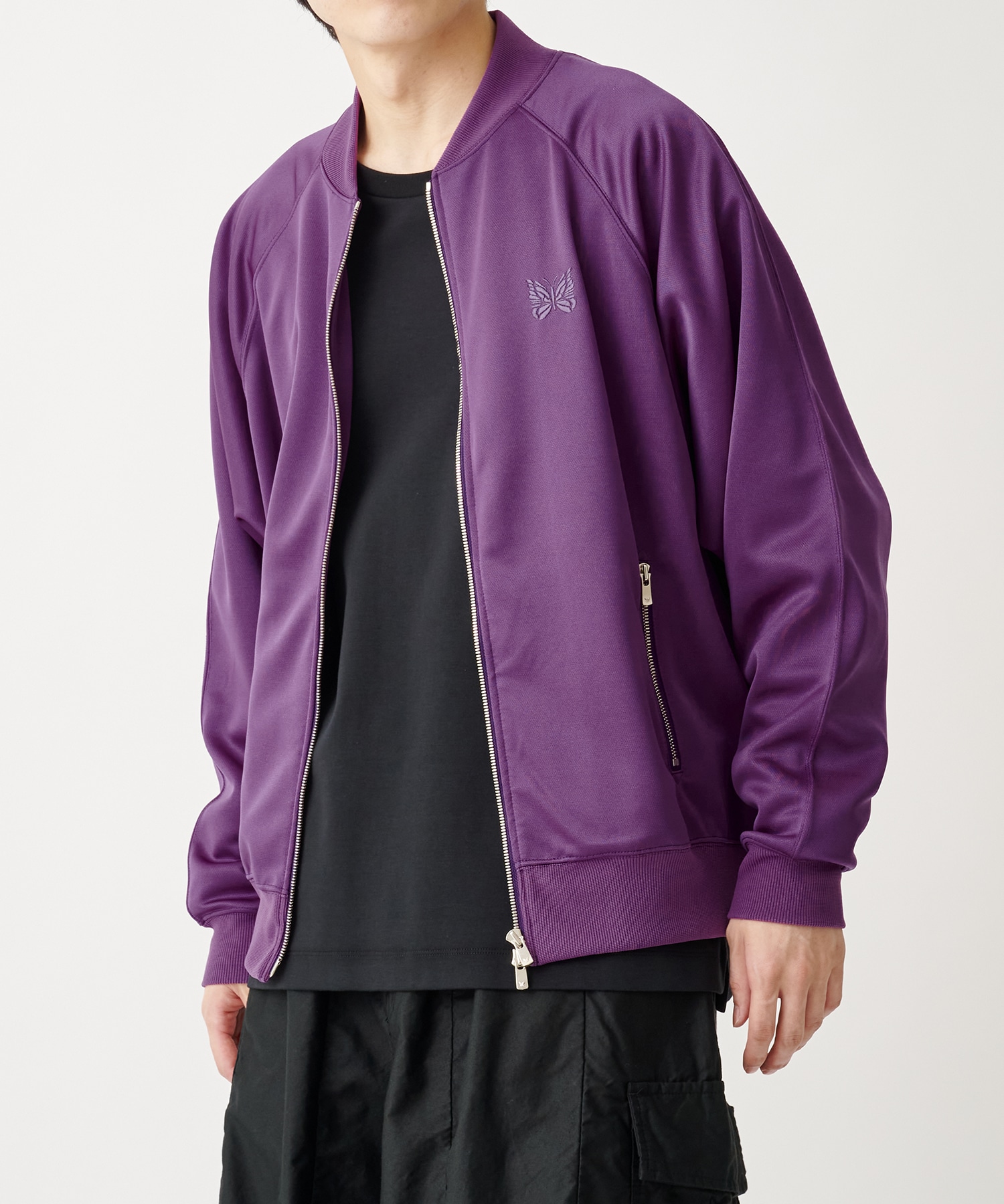 Dolman Sleeve Track Jacket - PolySmooth