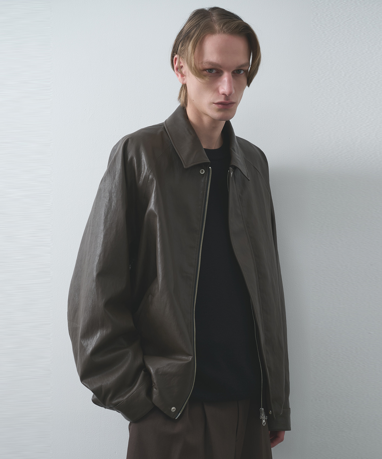 MODERN LEATHER BLOUSON