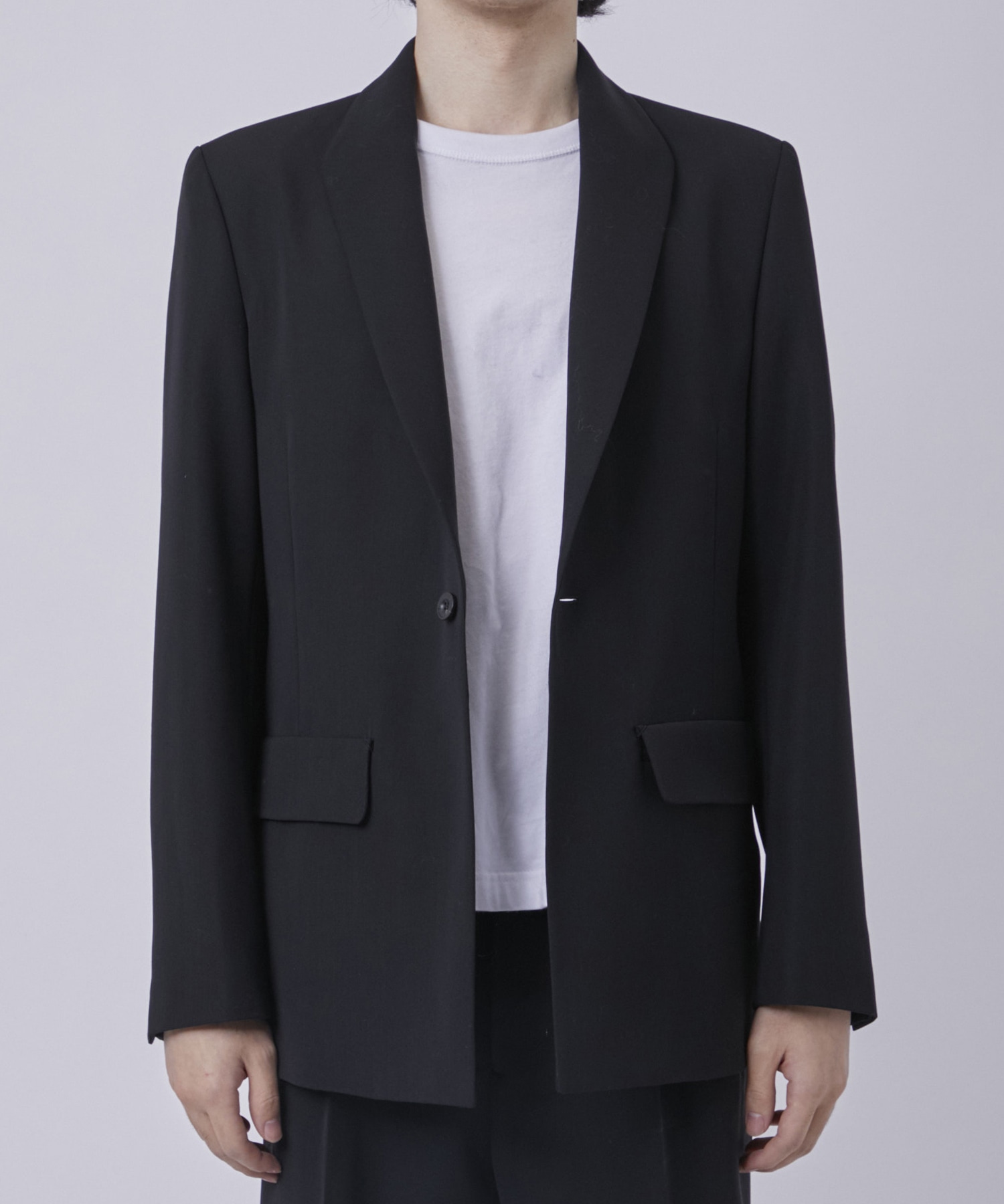 MODIFIED SHAWL COLLAR JACKET