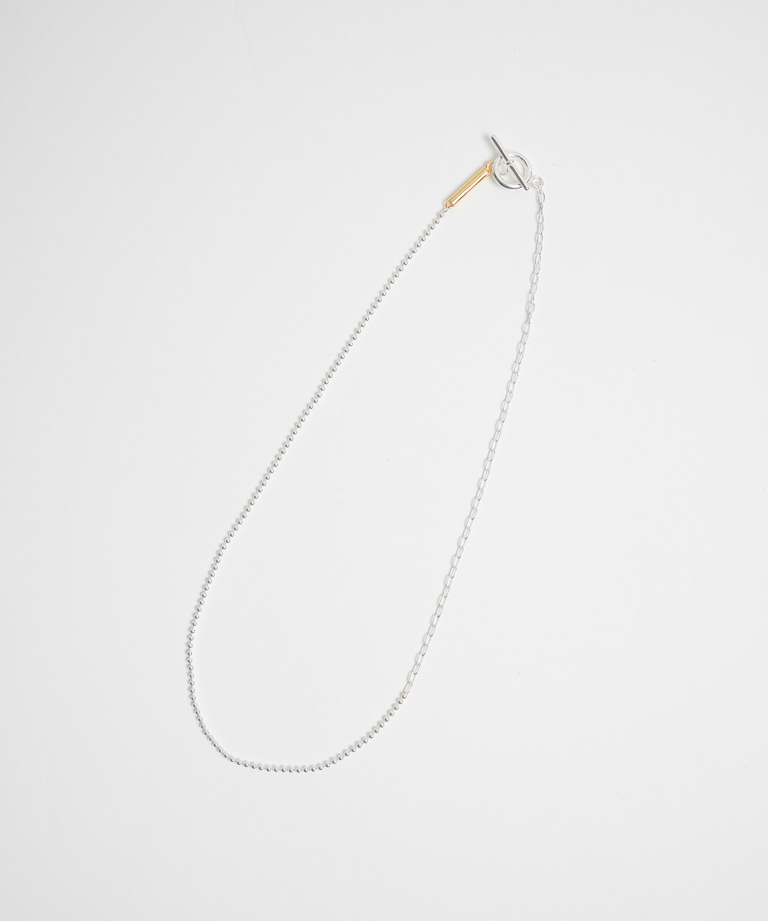 925 SILVER BALL SWITCHING NECKLACE
