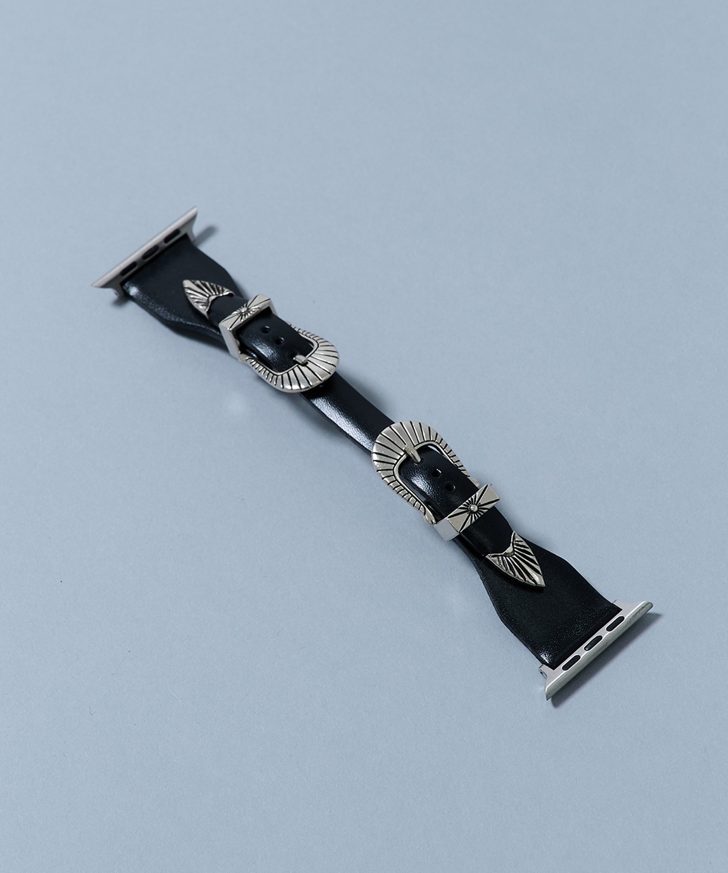 Double buckle watch belt