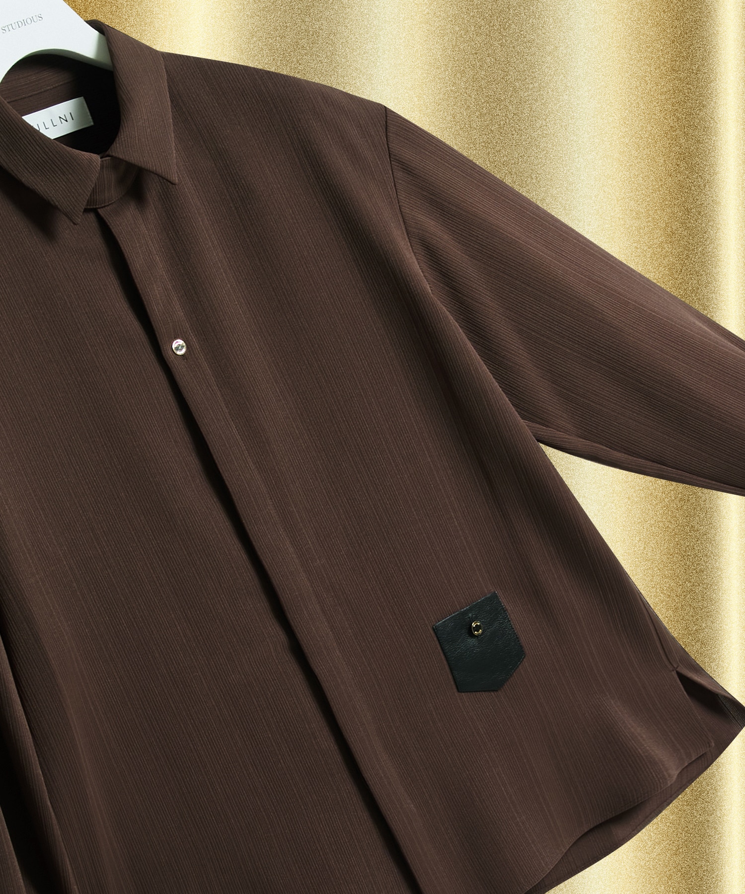 別注 Minimal Pocket L/S PLEATS SHIRTS