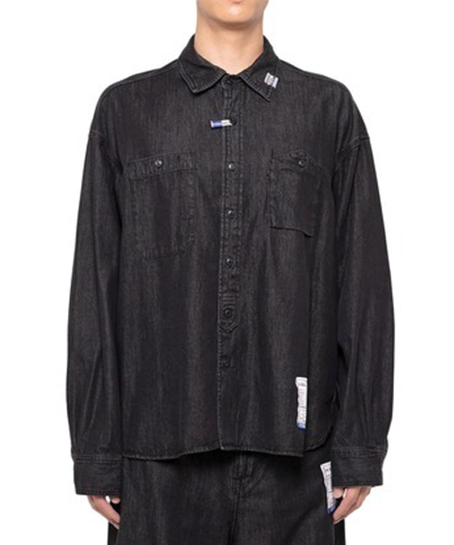 COTTON TENCEL DENIM WORK LS SHIRTS