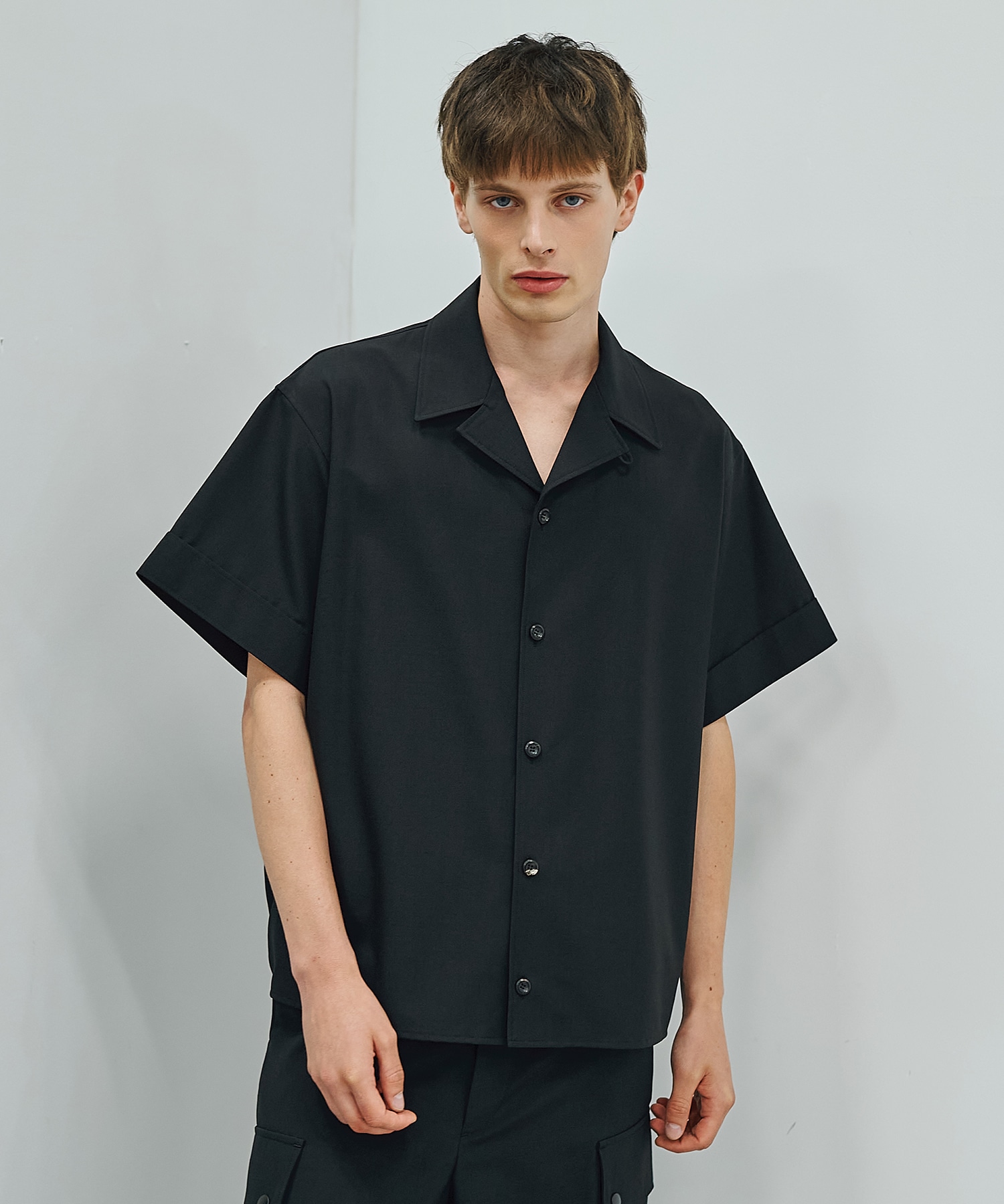 〈別注〉 OPEN COLLAR SHIRTS