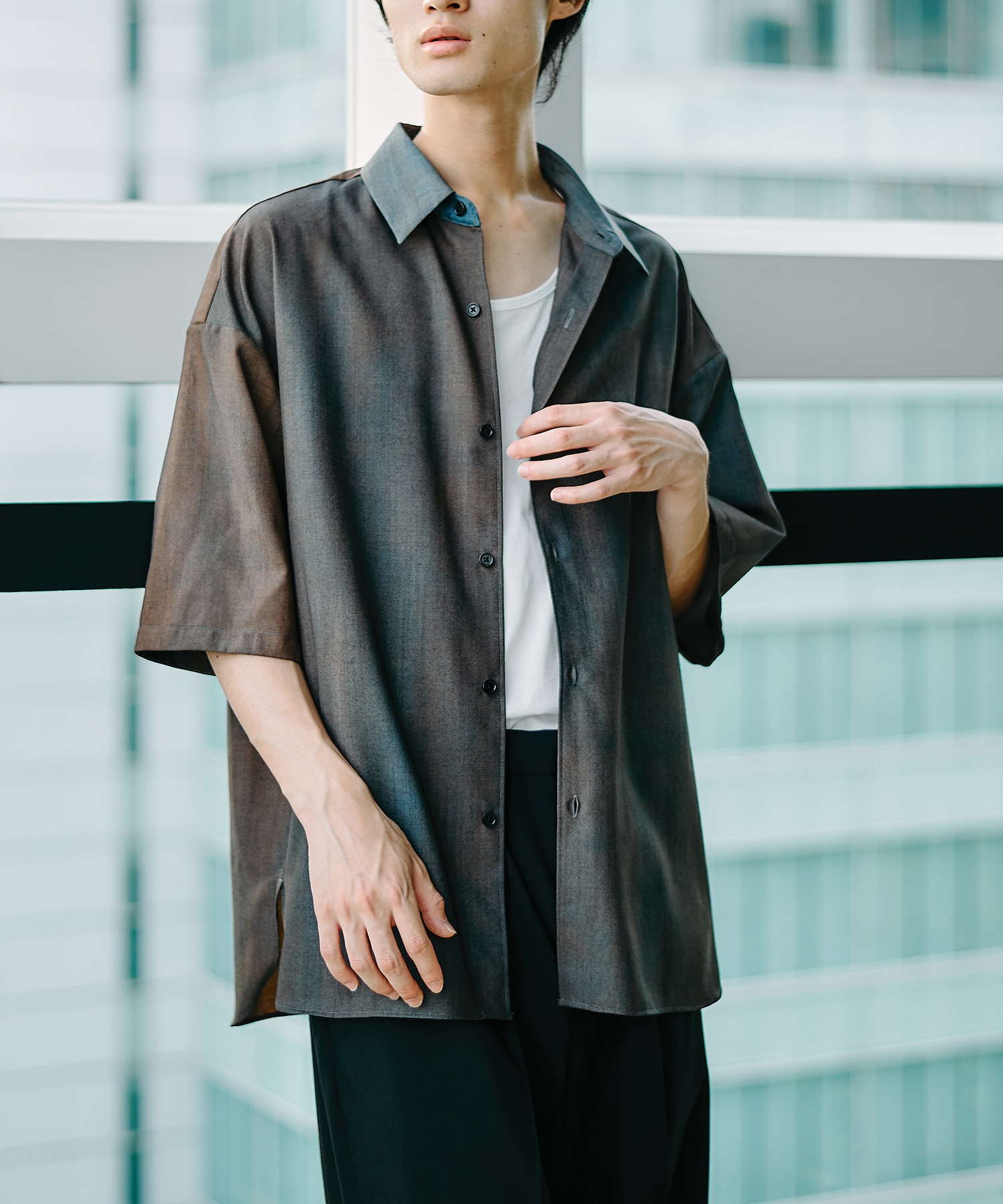 URBAN DYE RELAX SHIRTS S.S