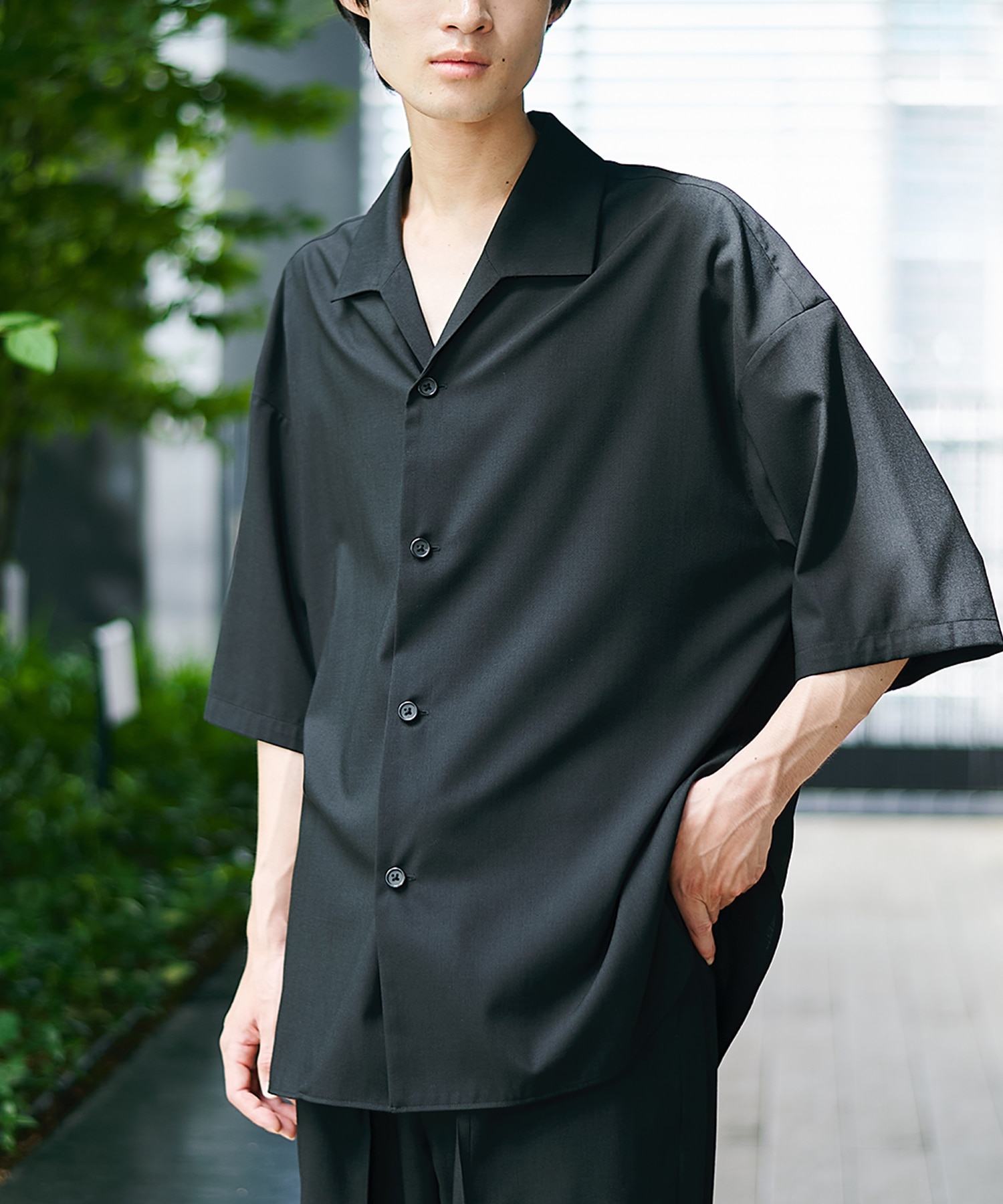 【涼しいウール】COOL WOOL S/S SHIRTS