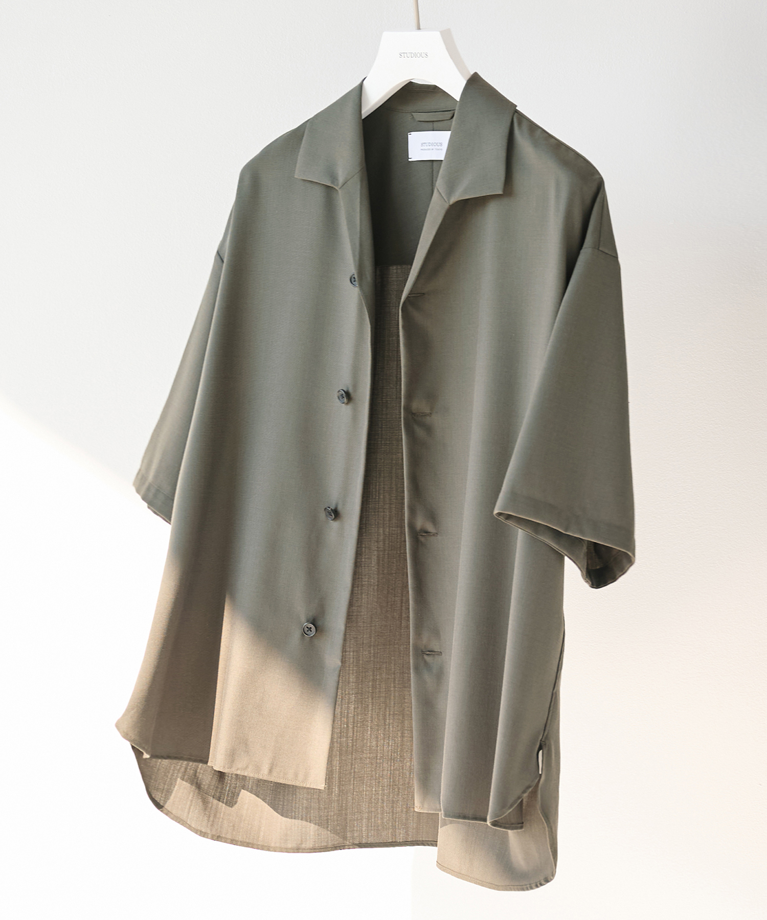 【涼しいウール】COOL WOOL S/S SHIRTS