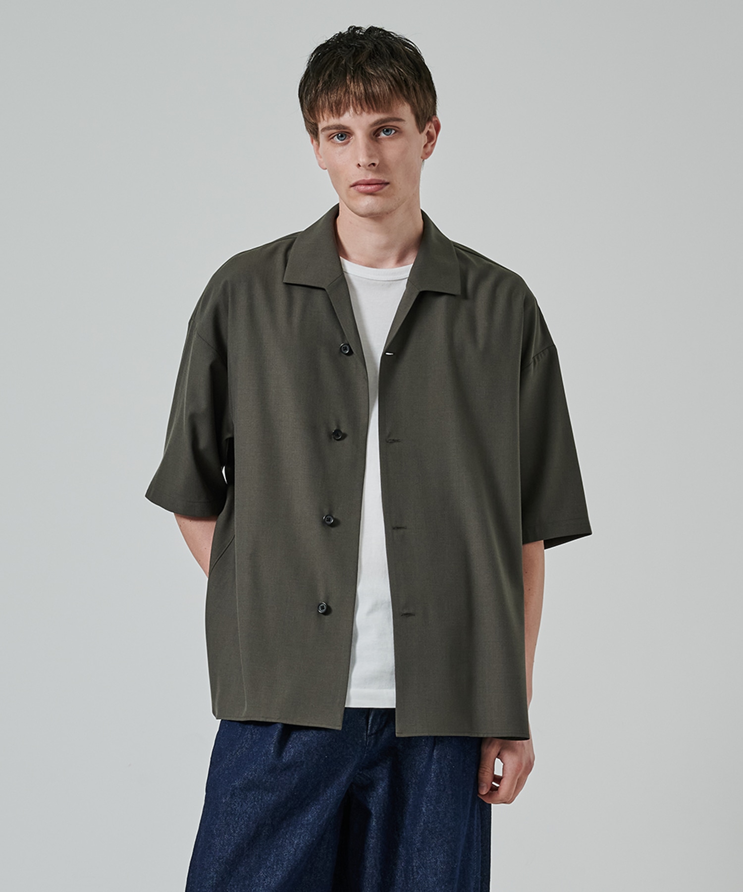 COOL WOOL SHIRTS JACKET S.S