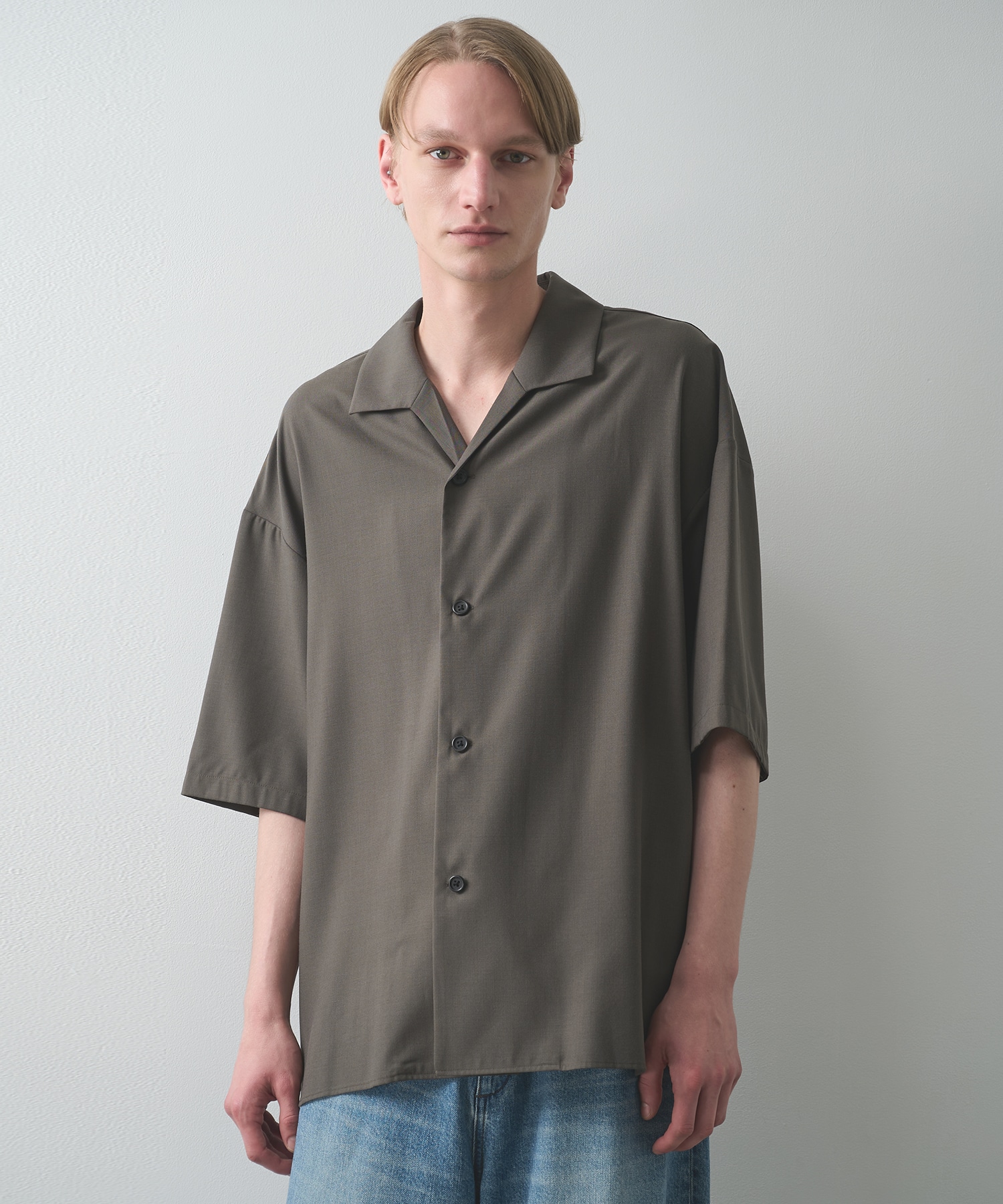 【涼しいウール】COOL WOOL S/S SHIRTS