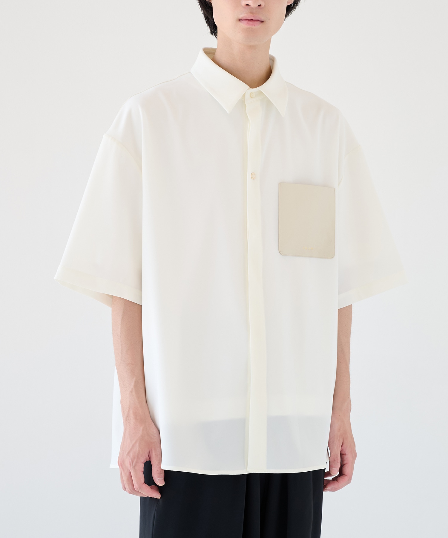 〈別注〉Sugoku Suzushii Leather Pocket S/S Shirts
