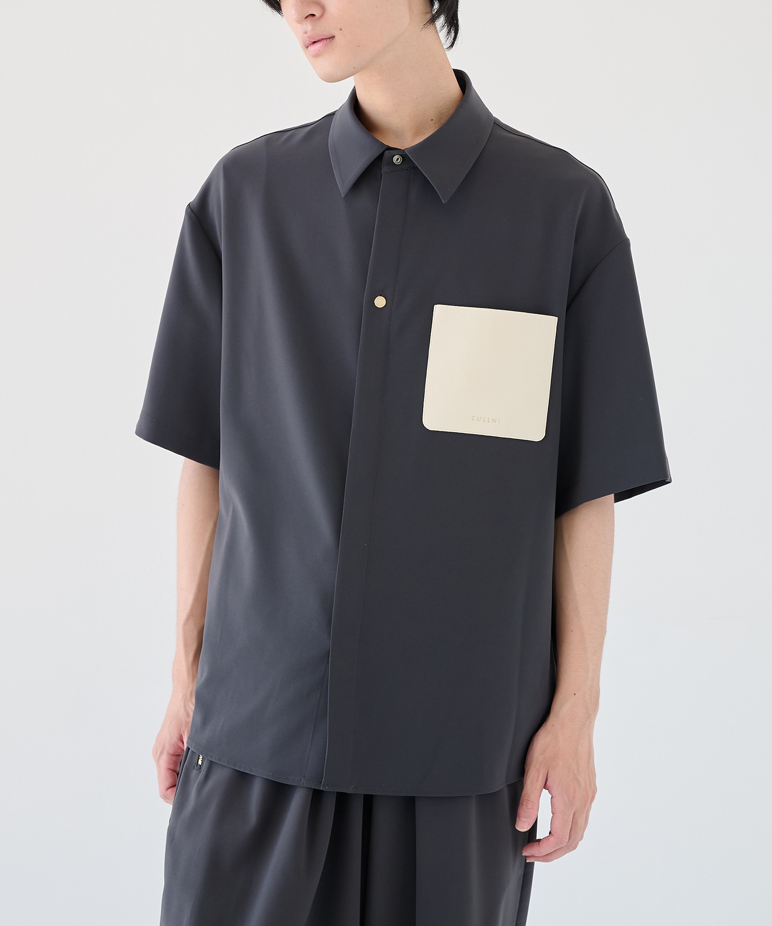 〈別注〉Sugoku Suzushii Leather Pocket S/S Shirts