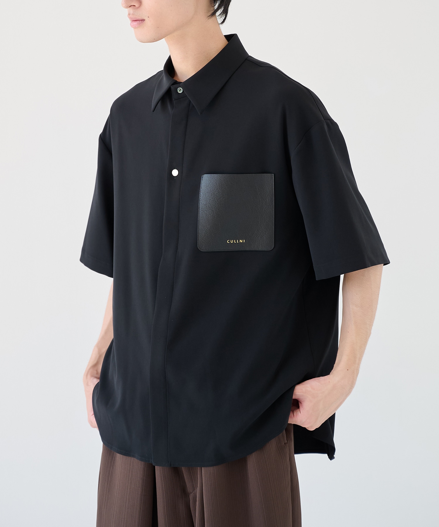 〈別注〉Sugoku Suzushii Leather Pocket S/S Shirts