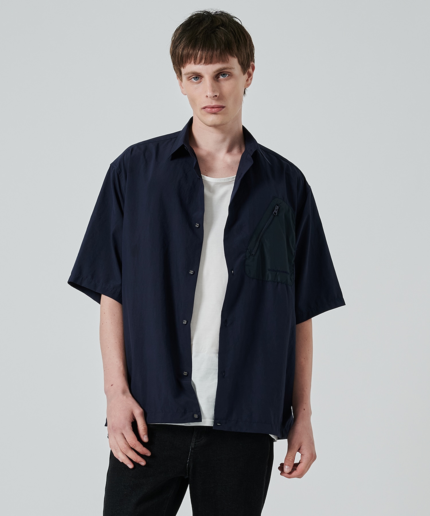 〈別注〉 DRAW CORD S/S POCKET SHIRTS