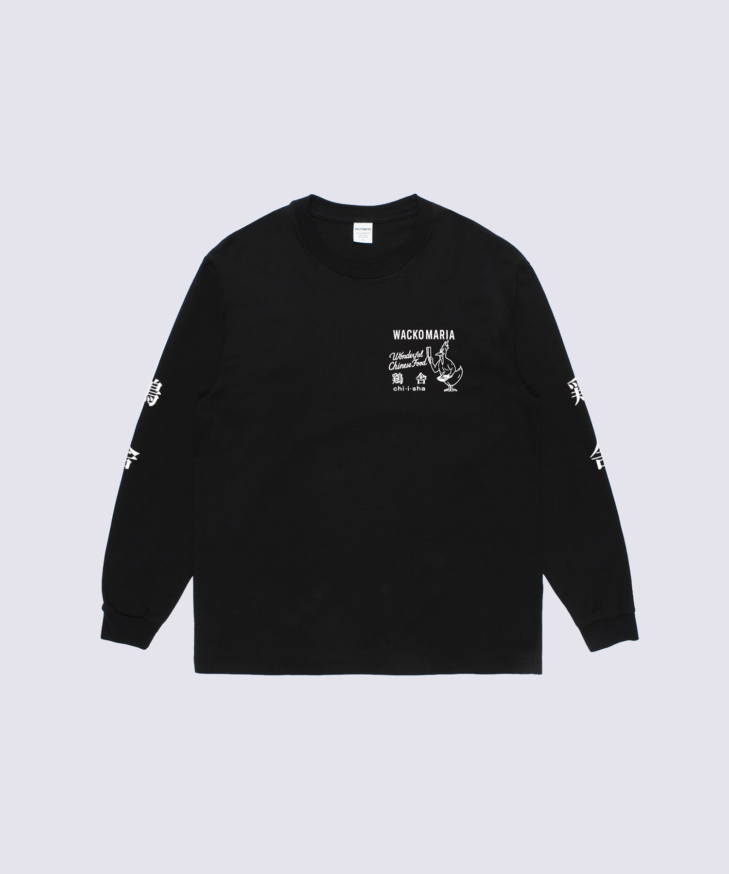 鶏舎 / WASHED HEAVY WEIGHT CREW NECK LONG SLEEVE T-SHIRT ( T