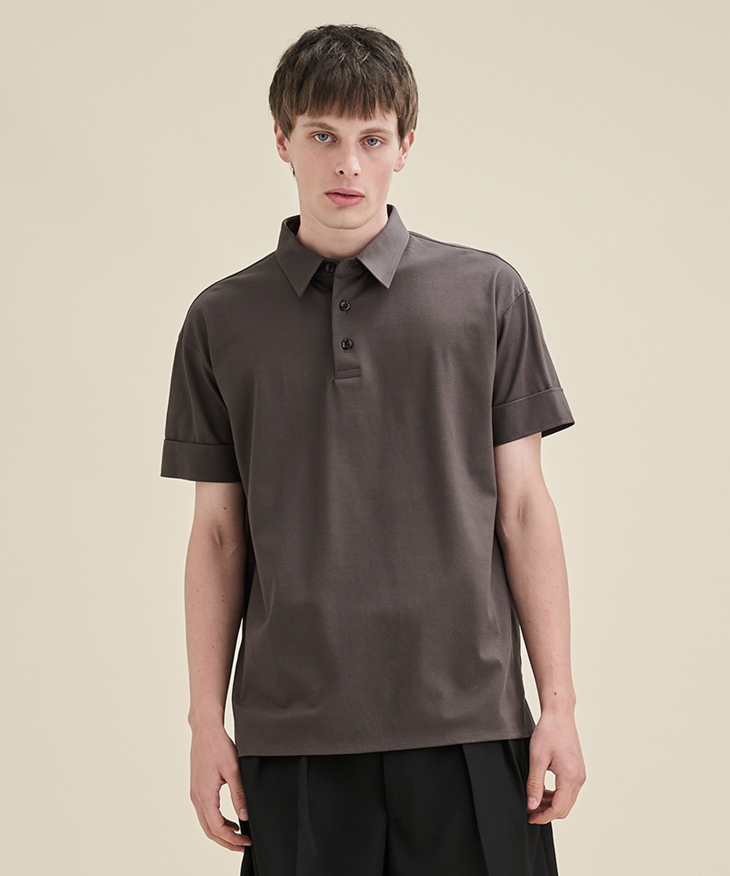 RERACS REGULAR COLLAR POLO SHIRT