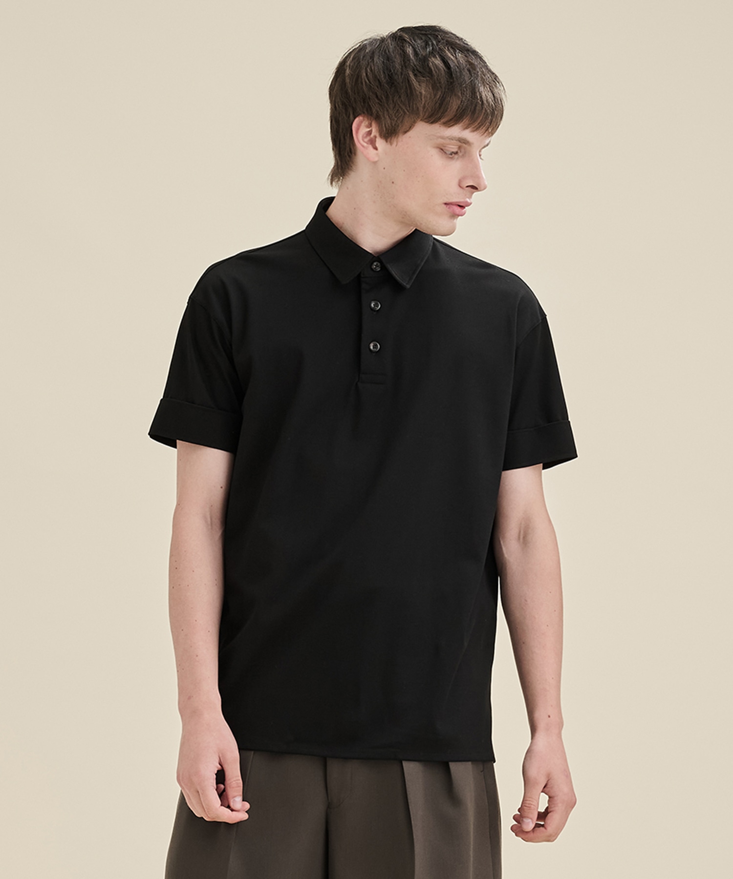 RERACS REGULAR COLLAR POLO SHIRT