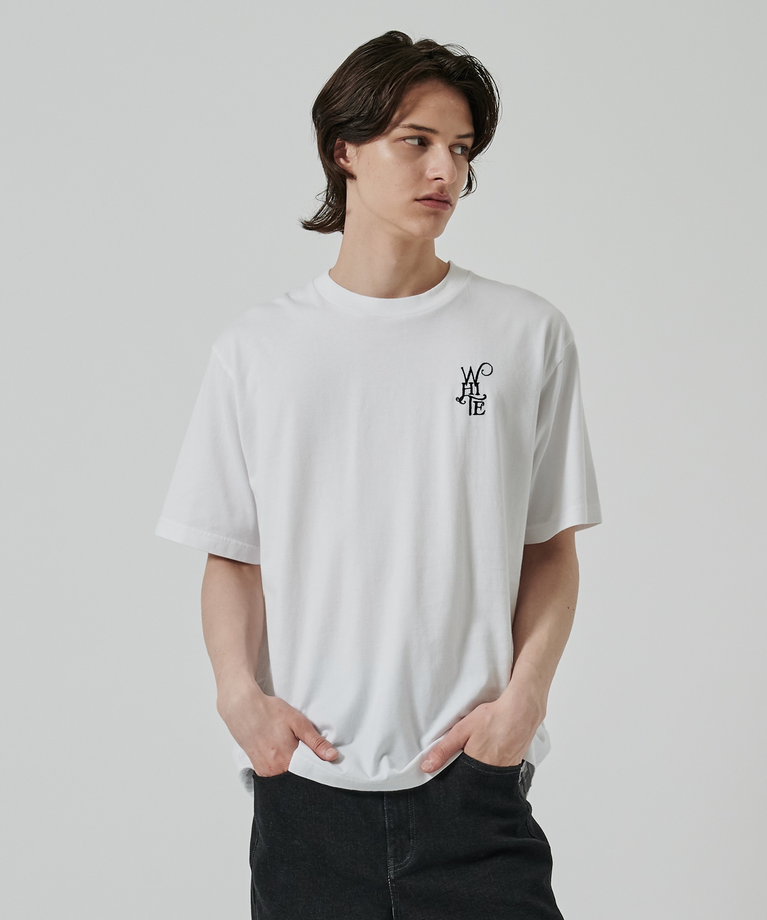 WM LOGO EMBROIDERY T-SHIRT