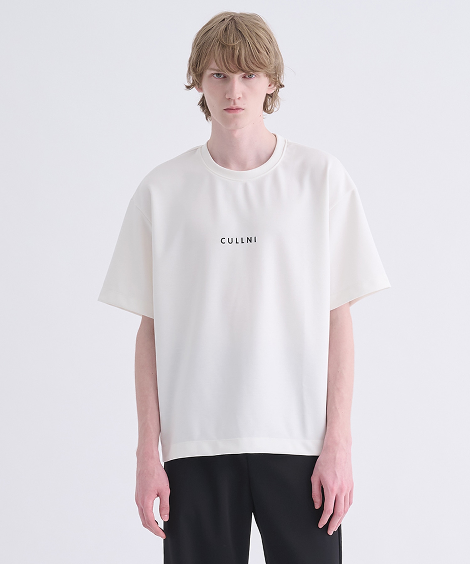CULLNI Logo Embroidery Ponte Rome Pullover