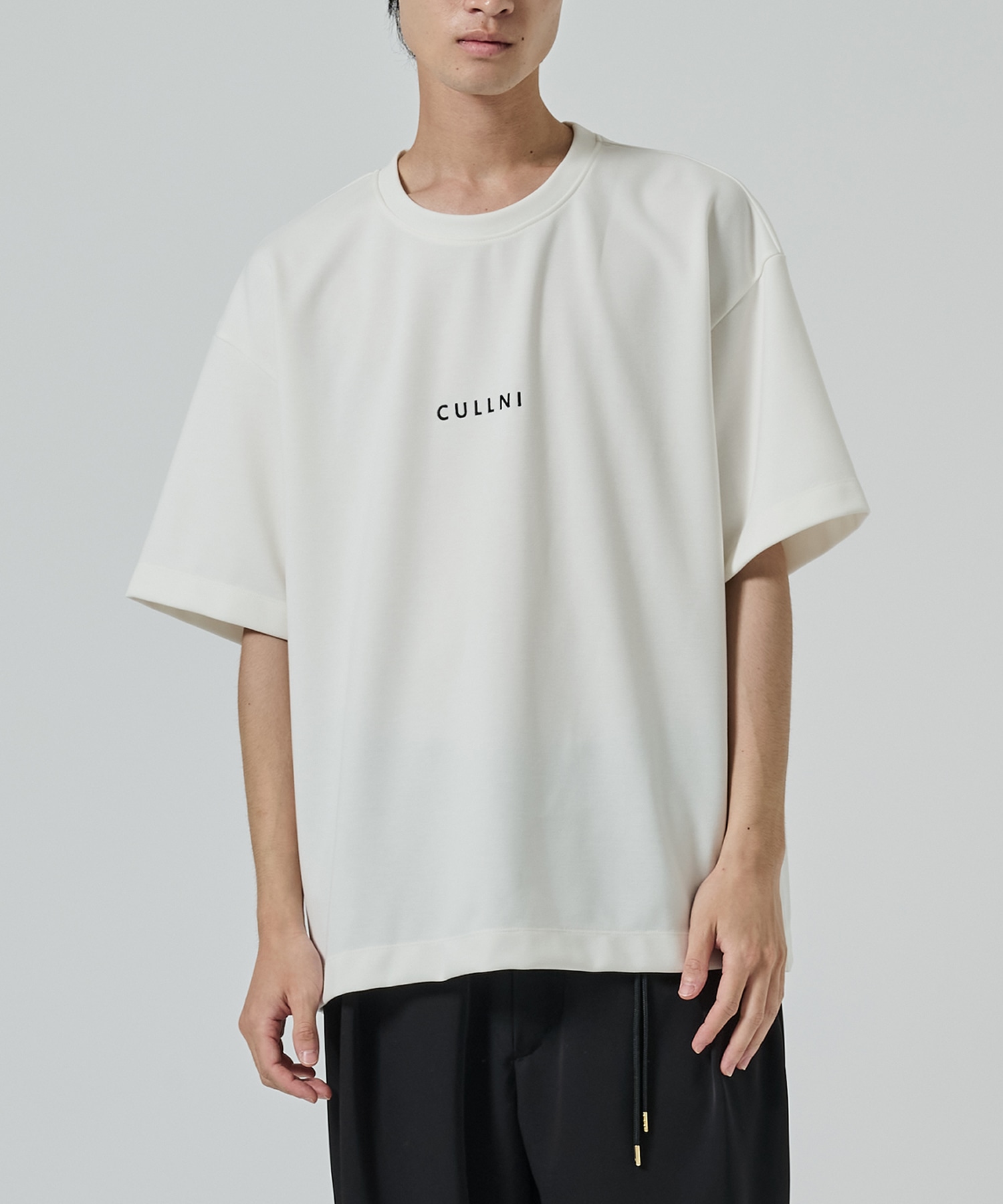 CULLNI Logo Embroidery Ponte Rome Pullover