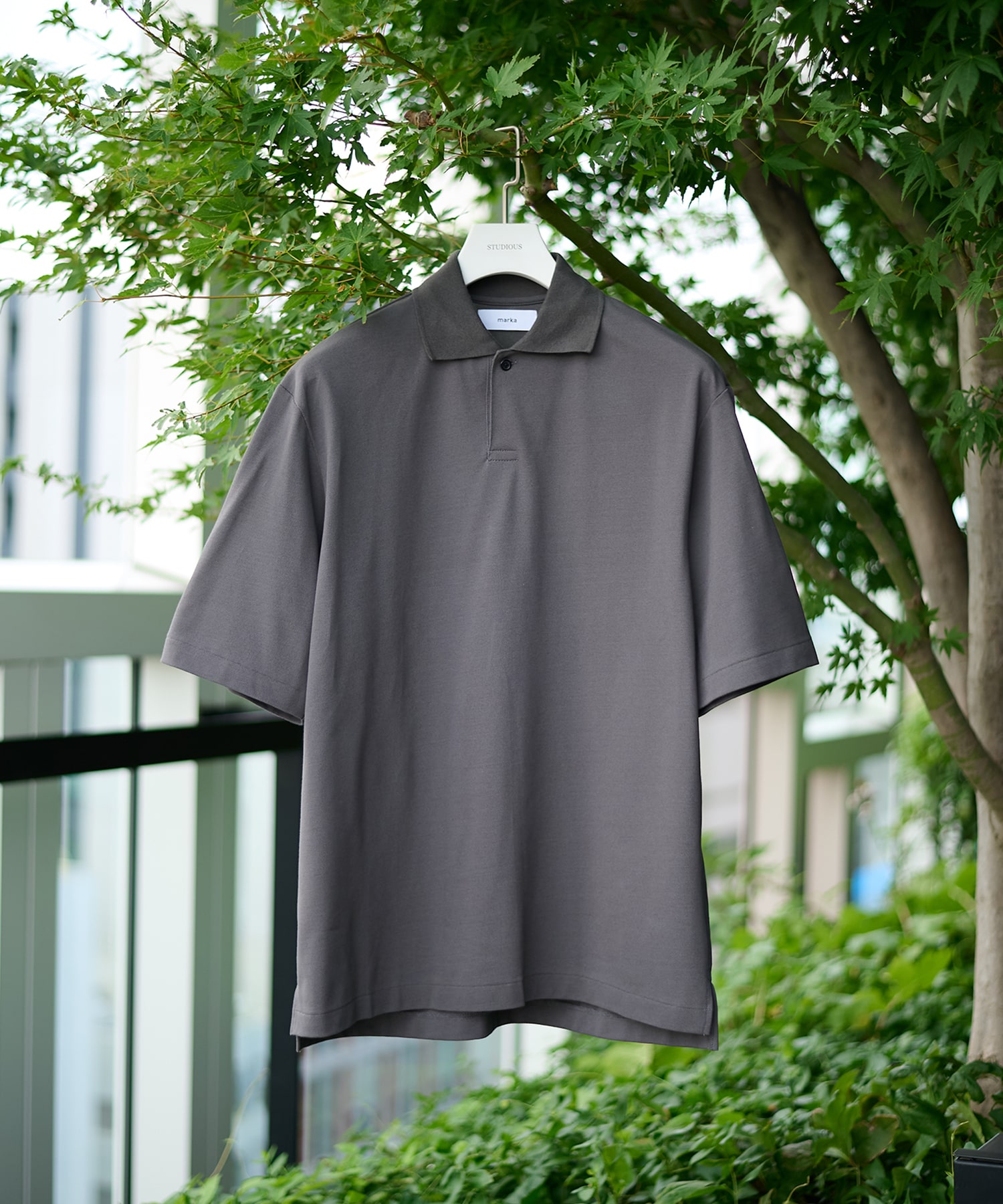 ONE BUTTON POLO S/S TEE