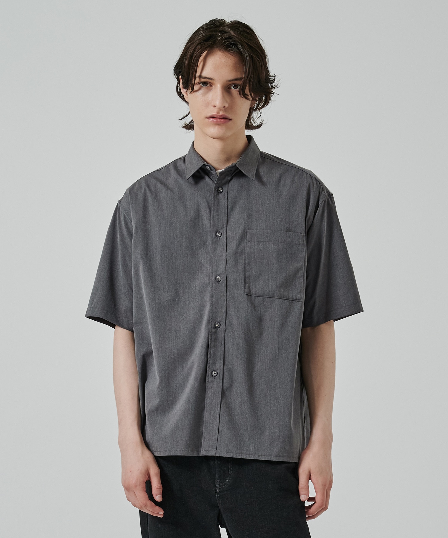 〈別注〉 DRAW CORD S/S POCKET SHIRTS