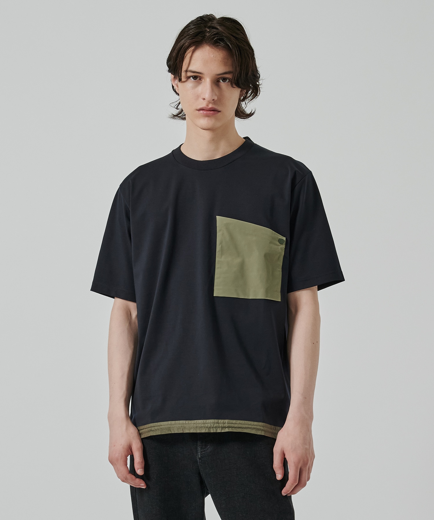 〈別注〉 DRAW CORD S/S POCKET TEE