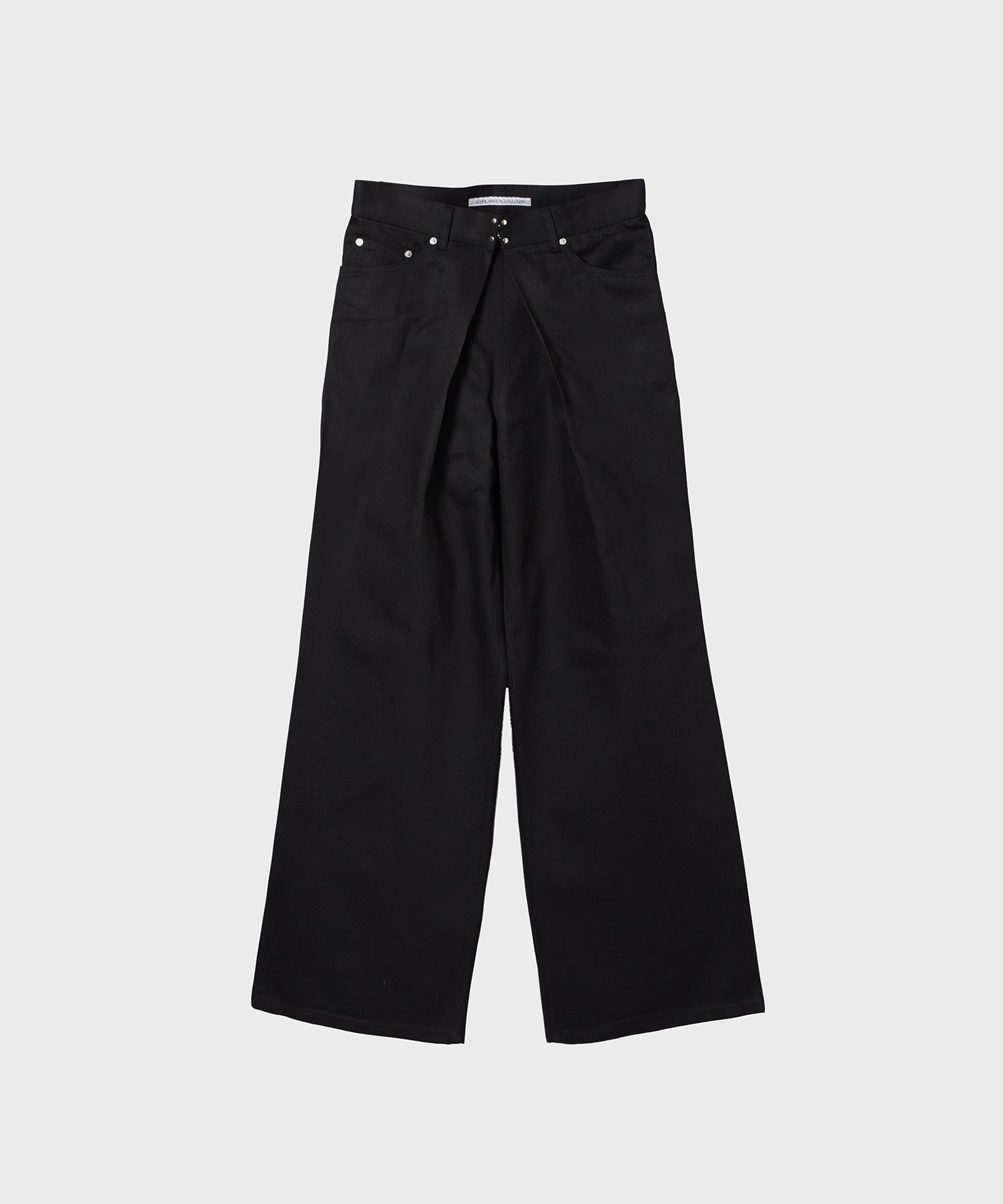 RIGID DENIM WIDE PANTS