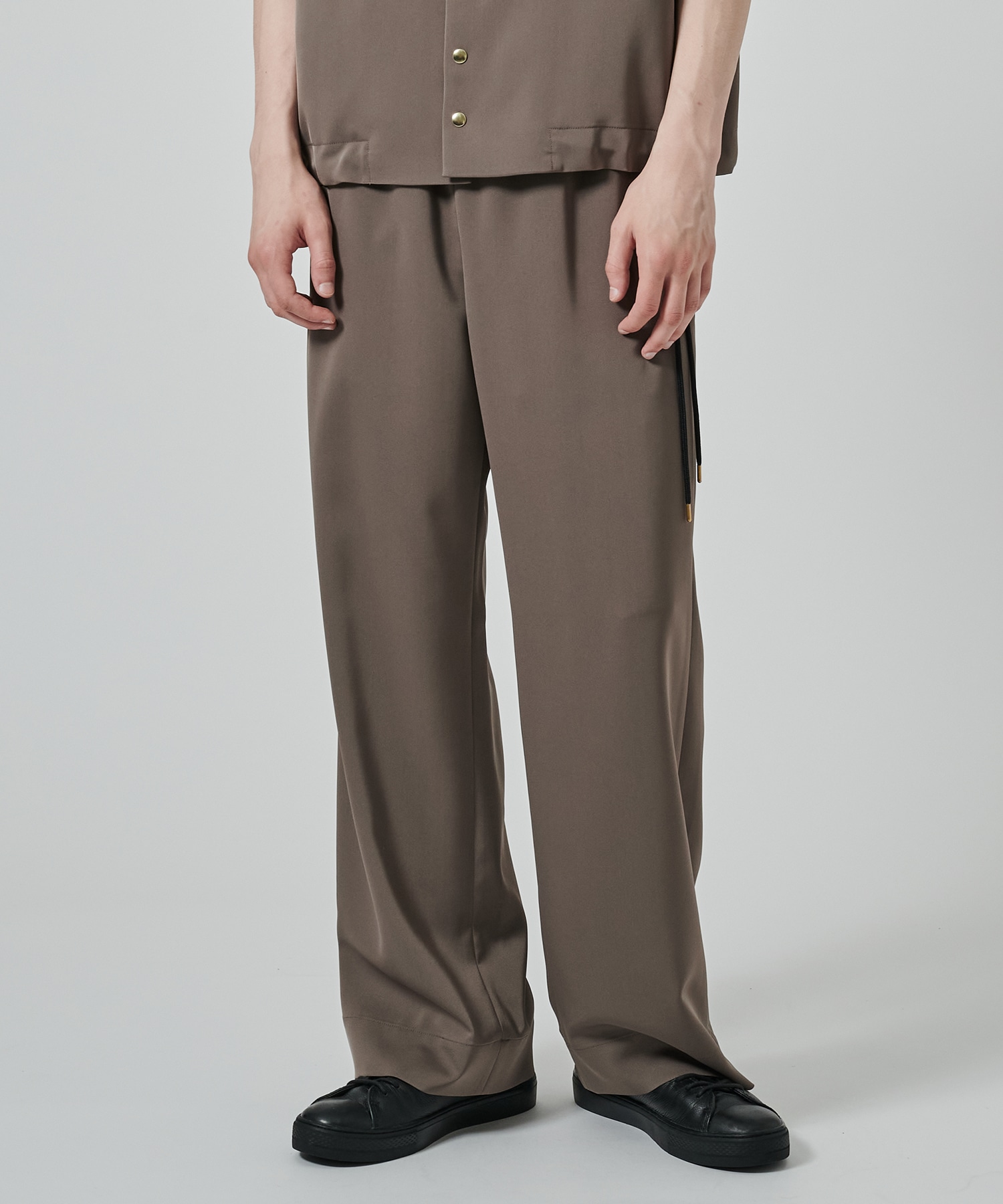 Dry Stretch Twill Side Drawstring Relux Wide Pant