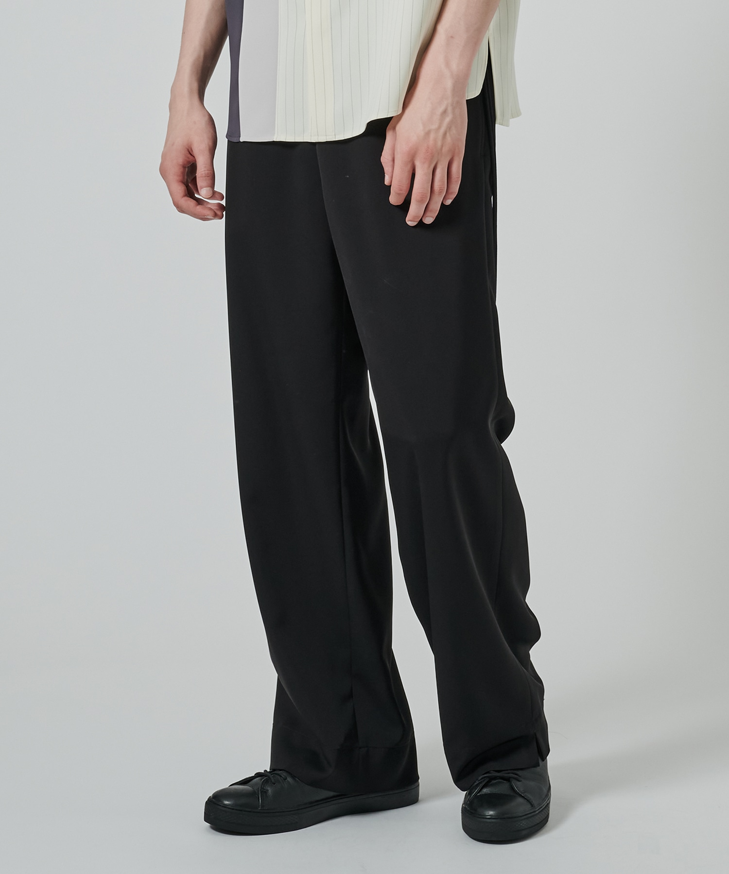 Dry Stretch Twill Side Drawstring Relux Wide Pant