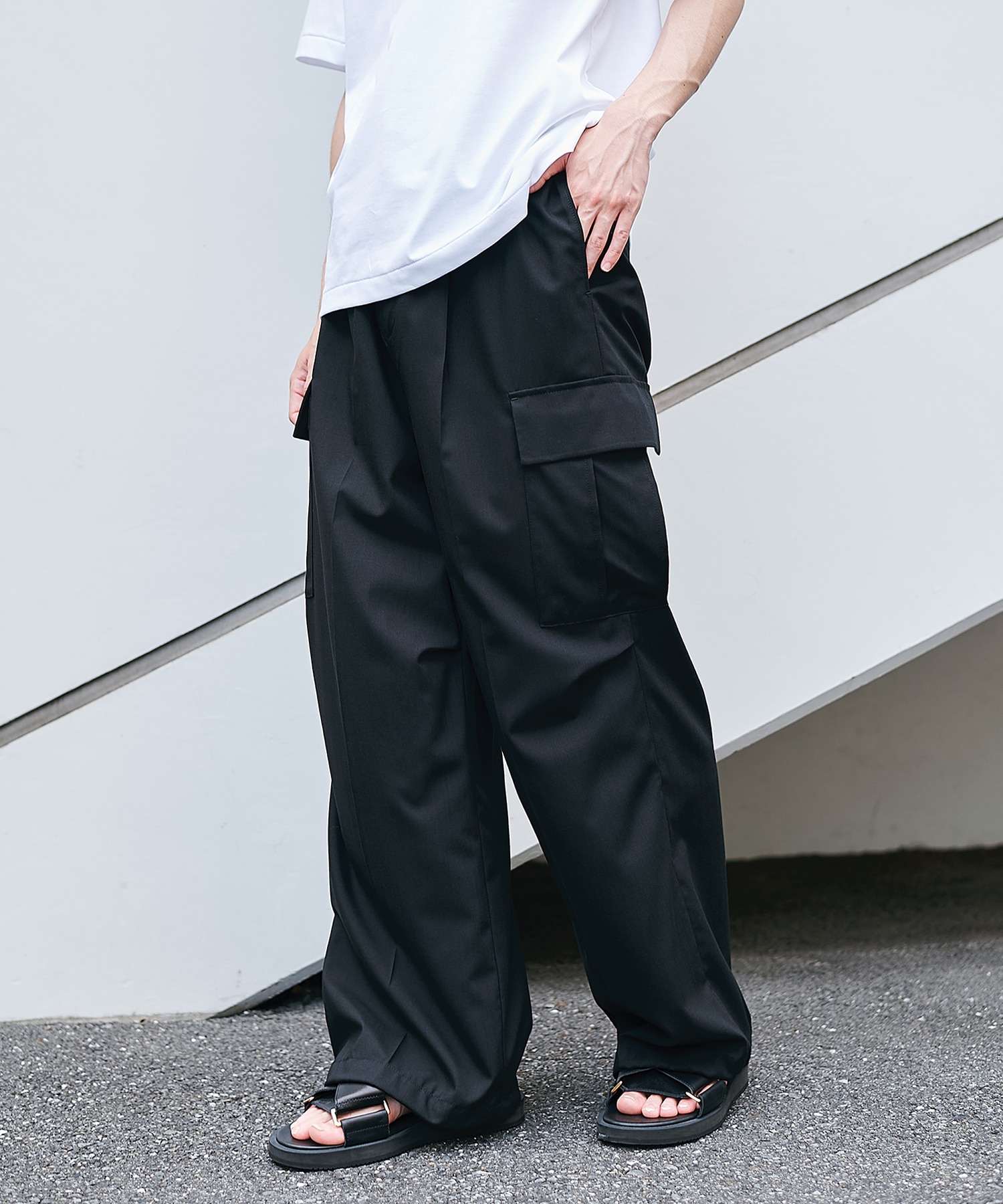 【涼しいウール】COOL WOOL CARGO PANTS