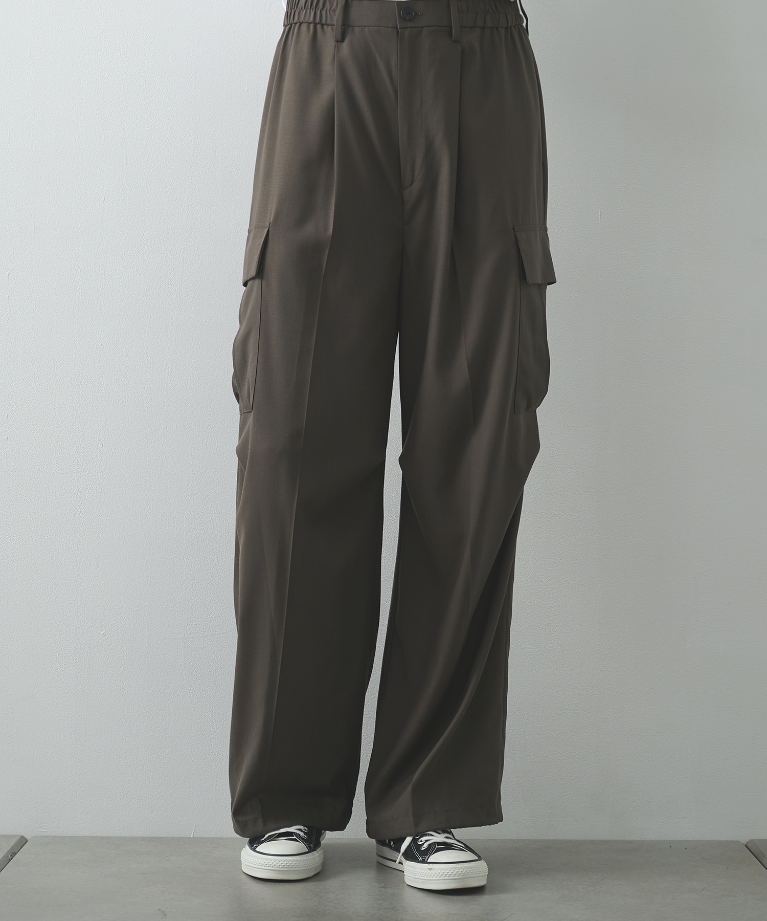 LIGHT WOOL CARGO PANTS