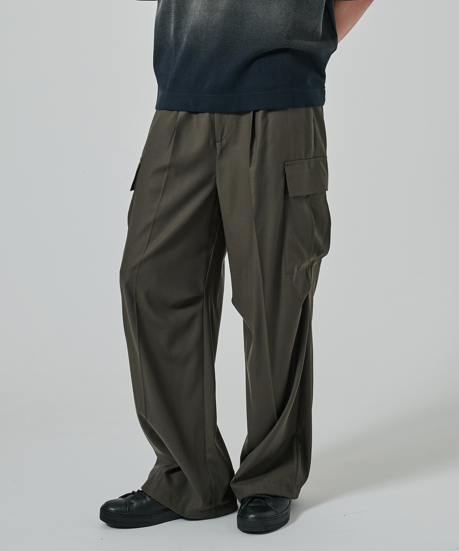 COOL WOOL CARGO PANTS